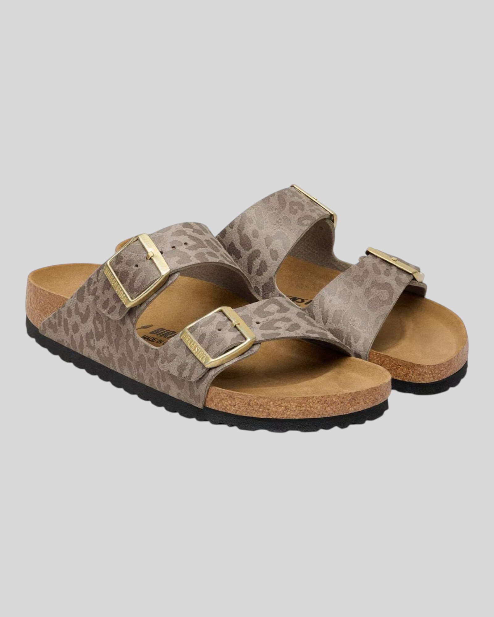 Arizona Donna Sintetico Leopardato Grey Tupe 1031941 Birkenstock