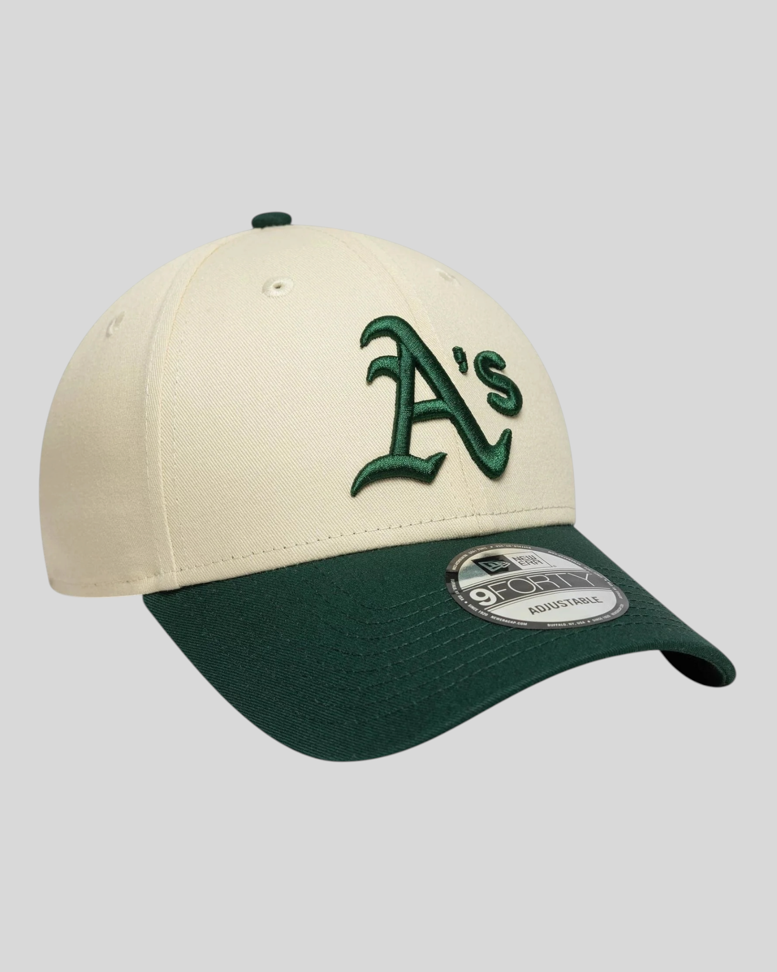Cappelo Con Visiera Colour Block Oakland Athletics 9Forty Panna/Verde 60595214 New Era