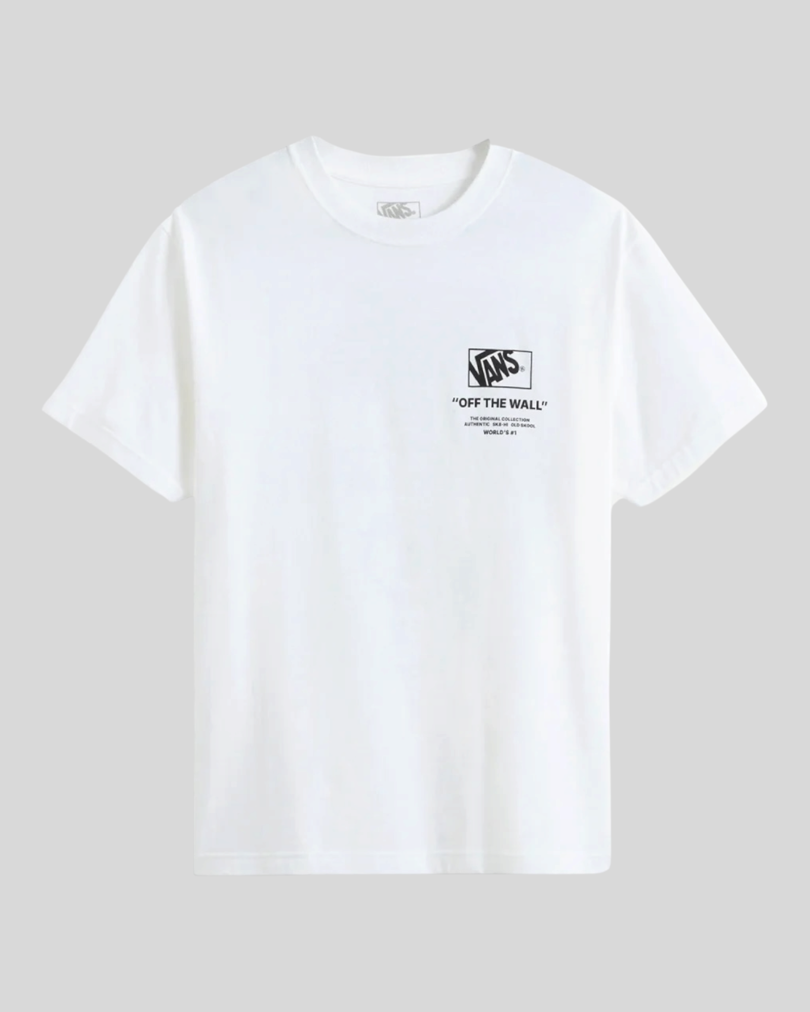 T-Shirt Loose Fit Stacked Hi ss Tee Bianca VN000PEWWHT1 Vans