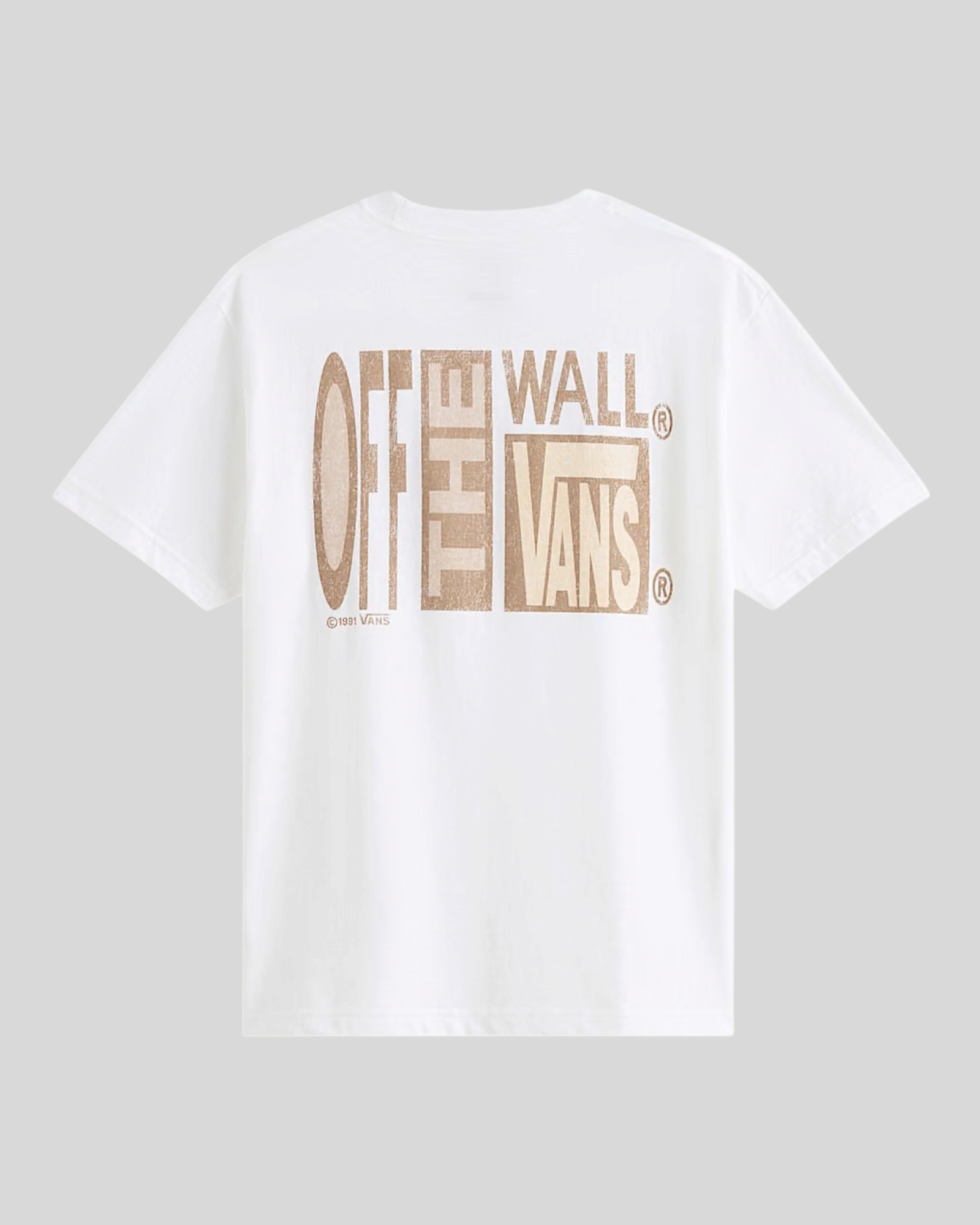 T-Shirt Stretch Stack Crackle Bianca VN000SWEWHT1 Vans