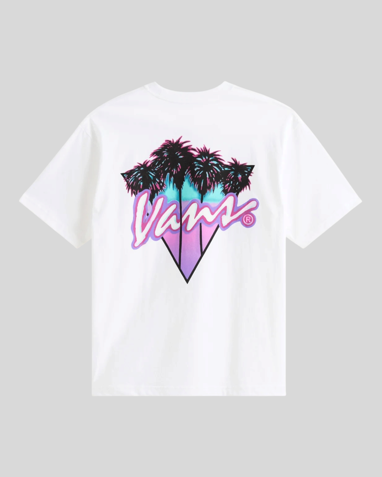 T-Shirt Loose Fit Palm Drive ss Tee Bianca VN000SXEWHT1 Vans