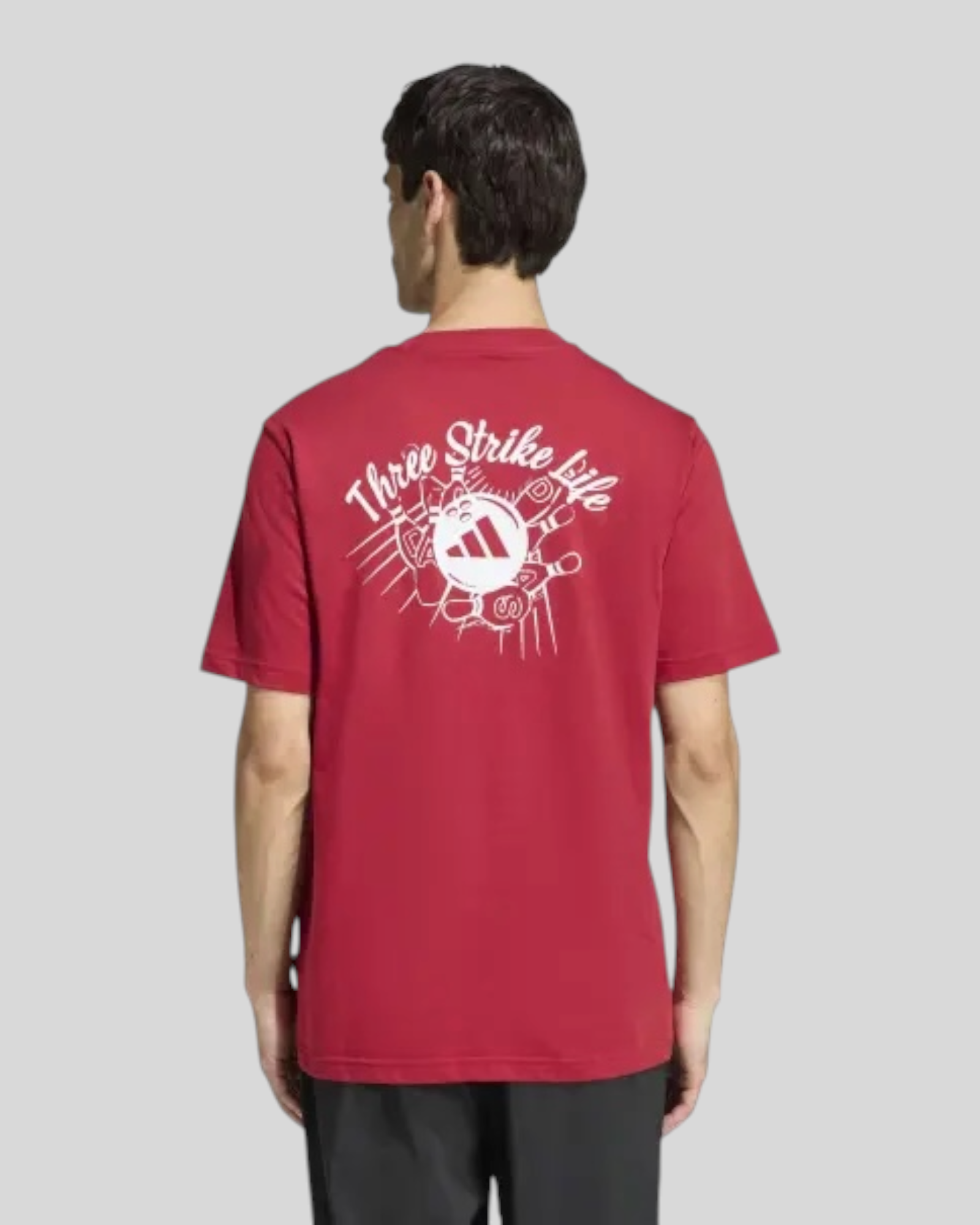 T-Shirt M Nov Bowl Rosso JZ5035 Adidas