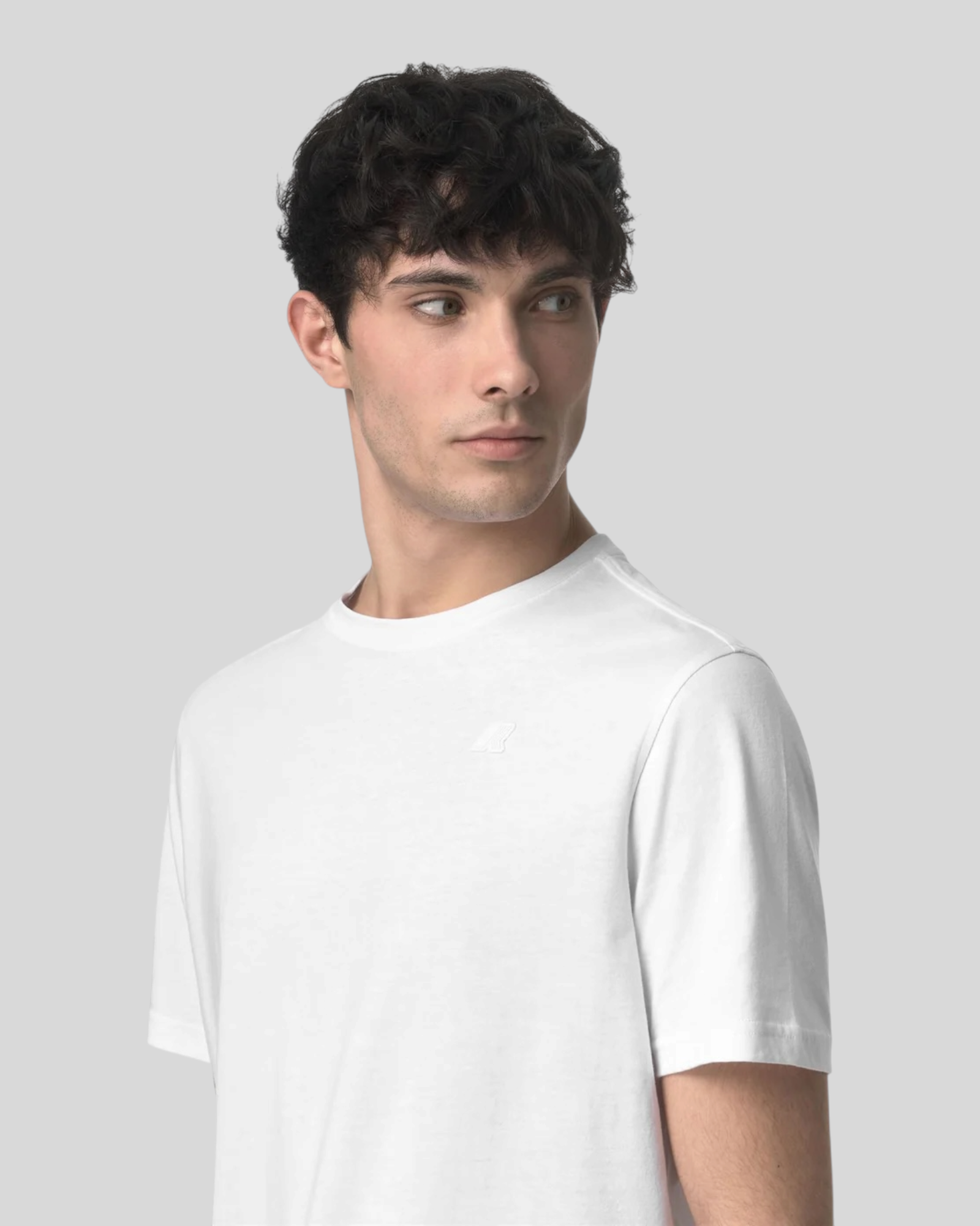 T-Shirt Odom Jersey Slim Tee Bianco K7125UW 001 K-Way