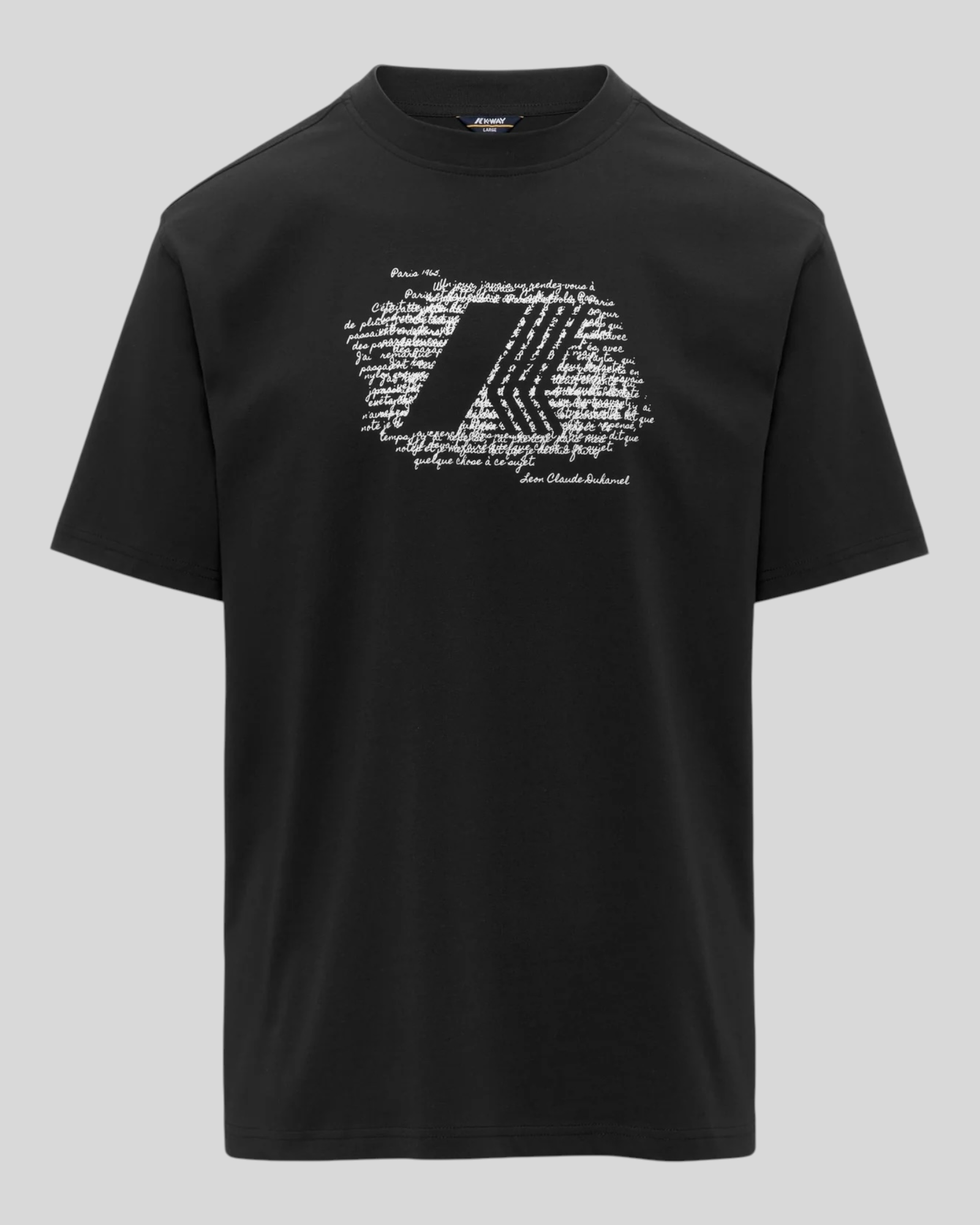 T-Shirt Solo Jersey History Nera K71357W USY K-Way