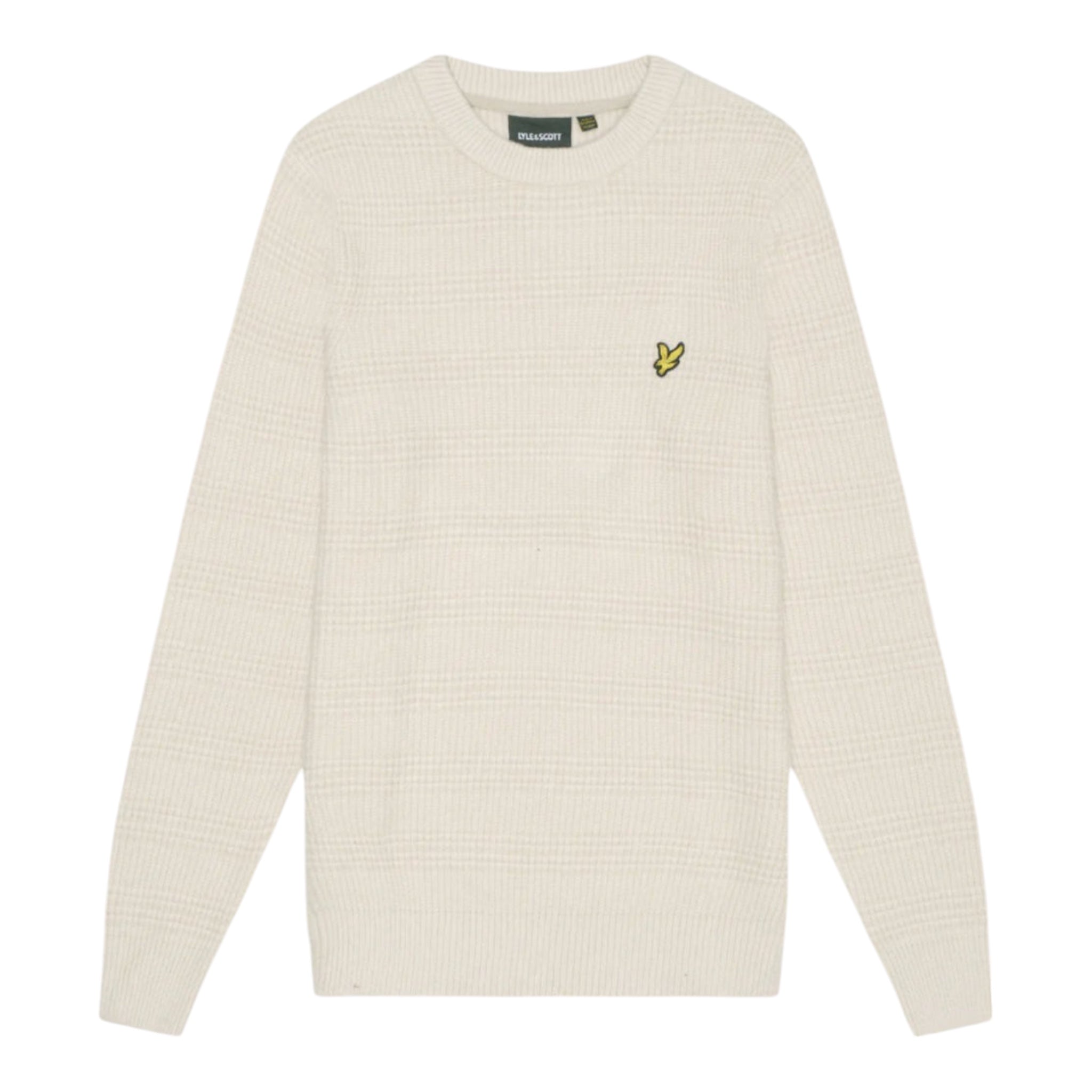 Pullover Girocollo Waffle Knit Jumper Cove KN2108V W870 Lyle & Scott