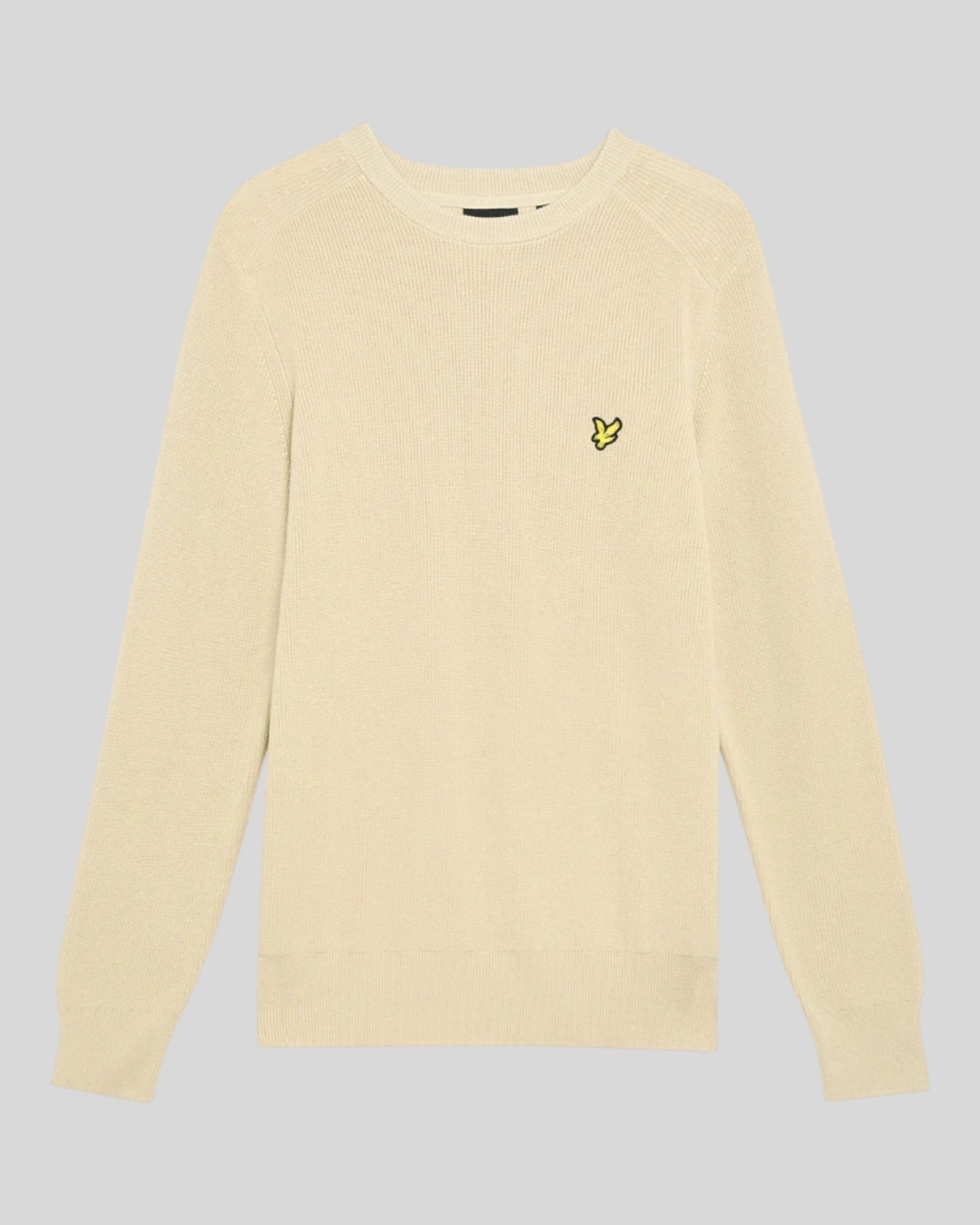 Maglione Girocollo Engineered Rib Crew Neck Grey Taupe KN2303V X865 Lyle & Scott