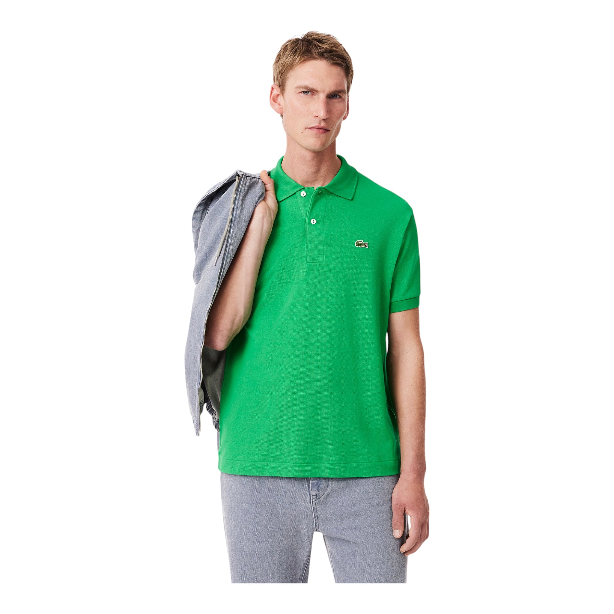 Polo Classic Fit Verde L121200SIW Lacoste