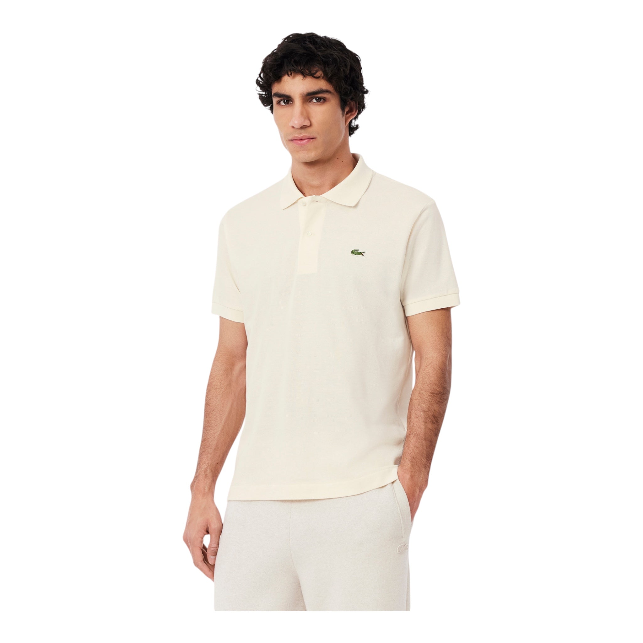 Polo Classic Fit Bianco Sporco L121200XFJ Lacoste