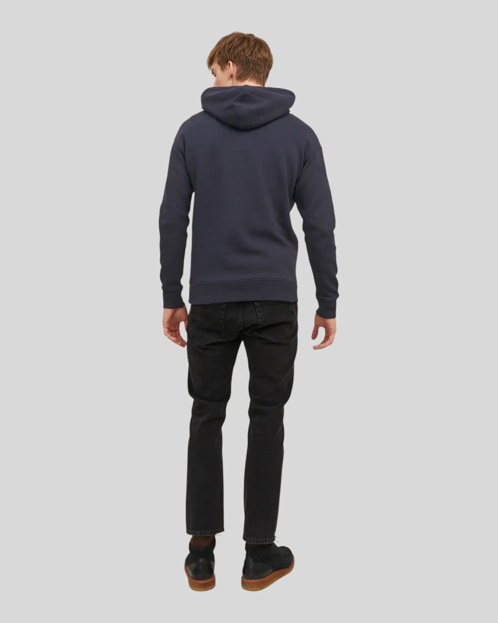 Felpa Con Cappuccio Jjestar Sweat Hoodie Dark Navy 12233972 Jack & Jones