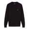 Felpa Nero Lyle & Scott Brushed Back Crew-Neck Sweatshirt ML1131V