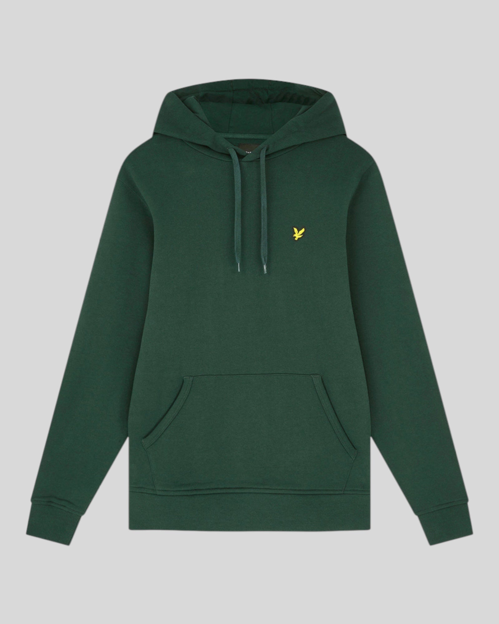 Felpa Con Cappuccio Brushed Hoodie Sweatshirt Dark Green ML1139V W486 Lyle & Scott