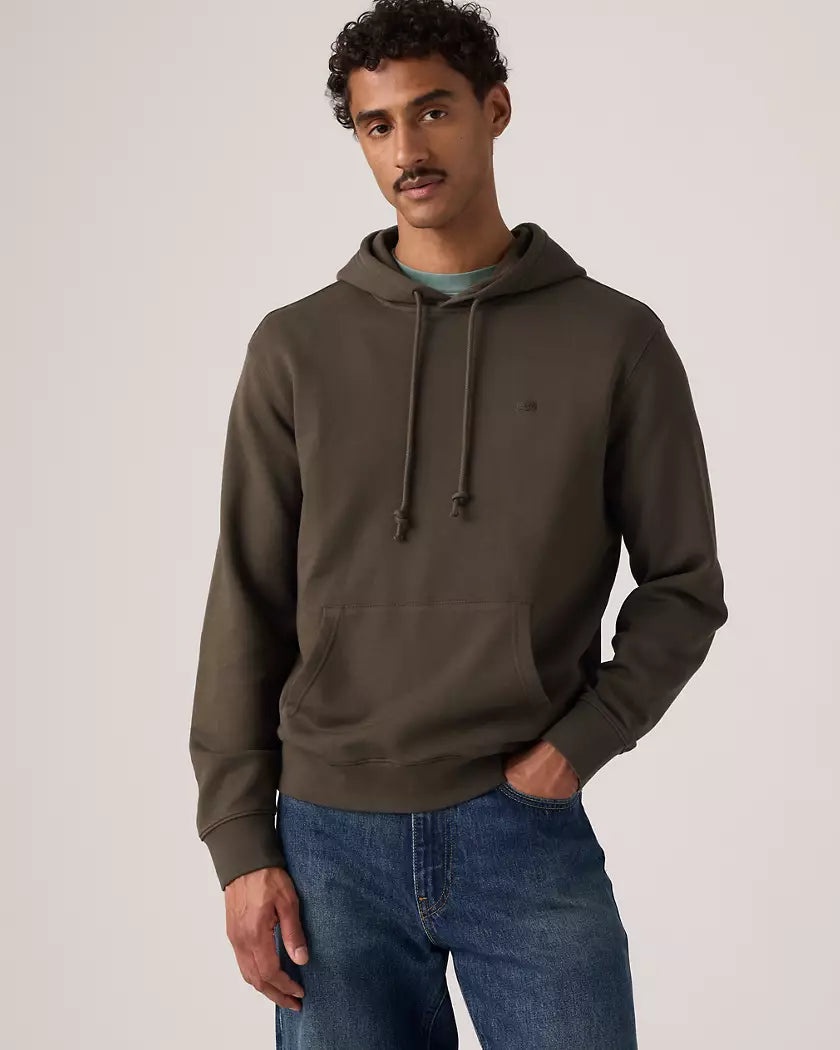 Felpa Levi's New Original Housemark Hoodie Coffee Brown Marrone 345810066