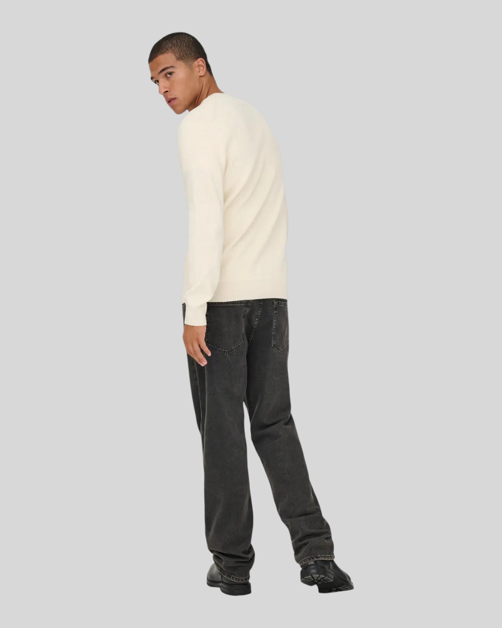 Maglione Girocollo Onsalfi Knit Ecru 22035795 Only & Sons