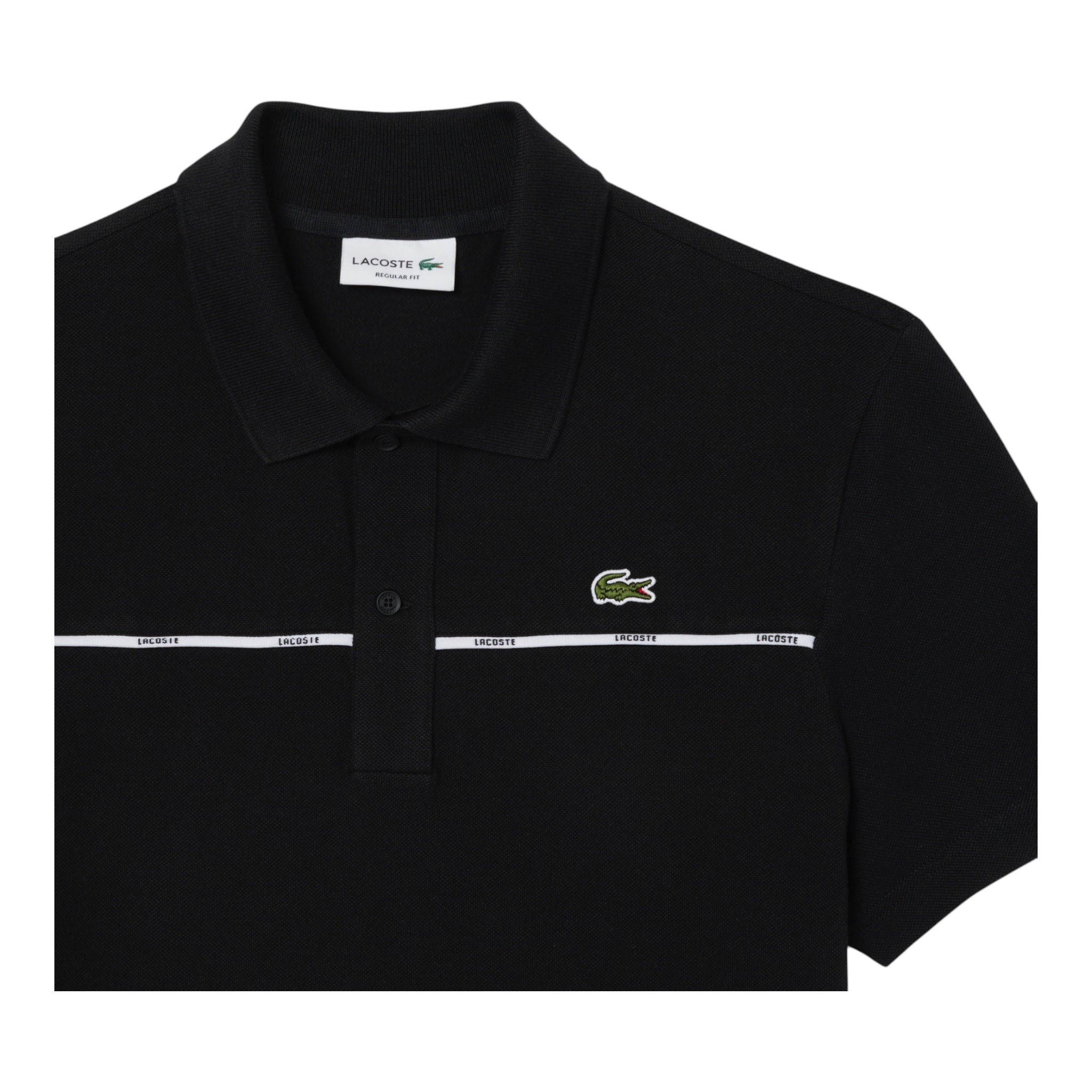 Polo Regular Fit Con Bordo Nero PH9863 00 031 Lacoste