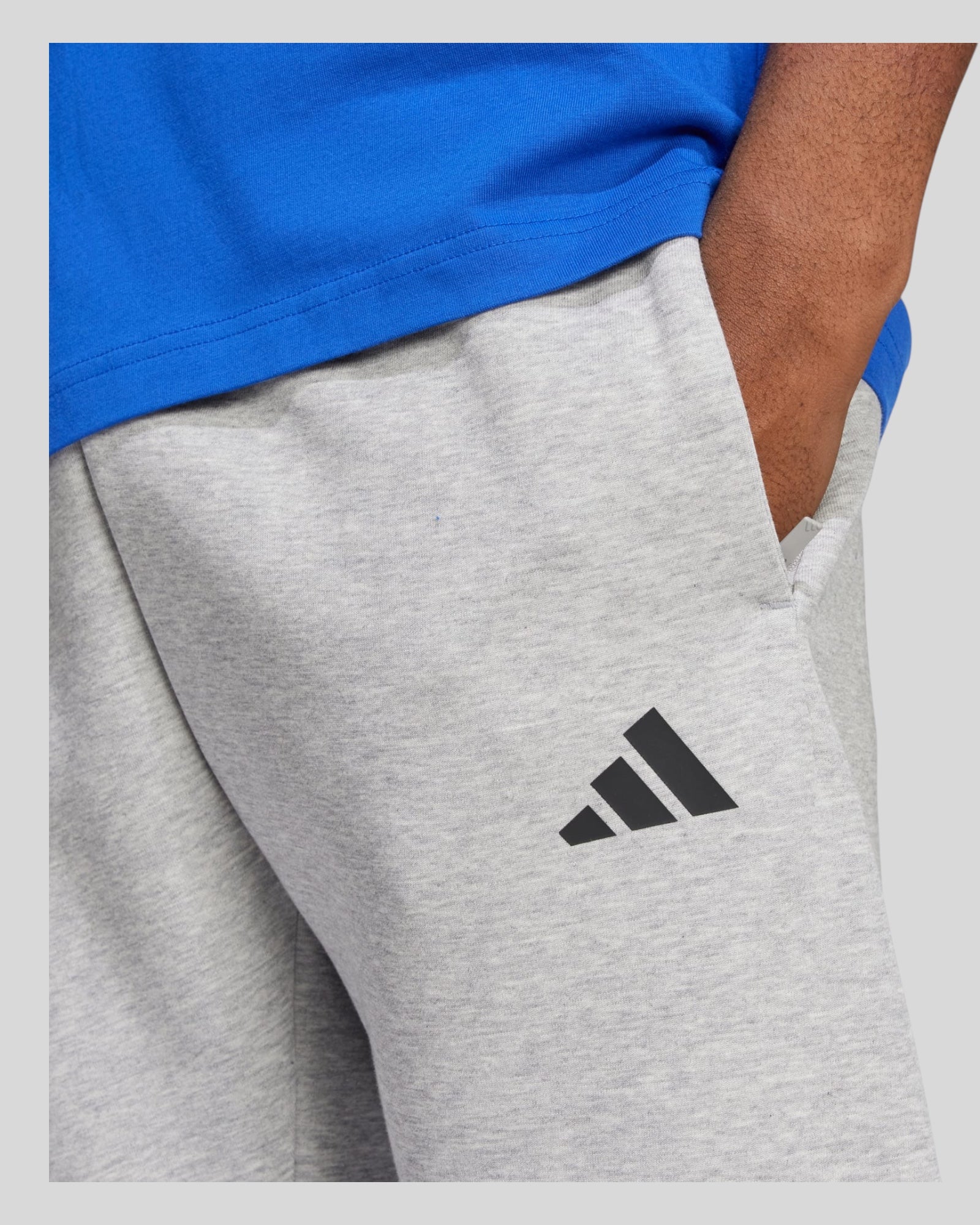 Pantalone Tuta Future Icons 3 Stripes Grigio Medio JD4867 Adidas