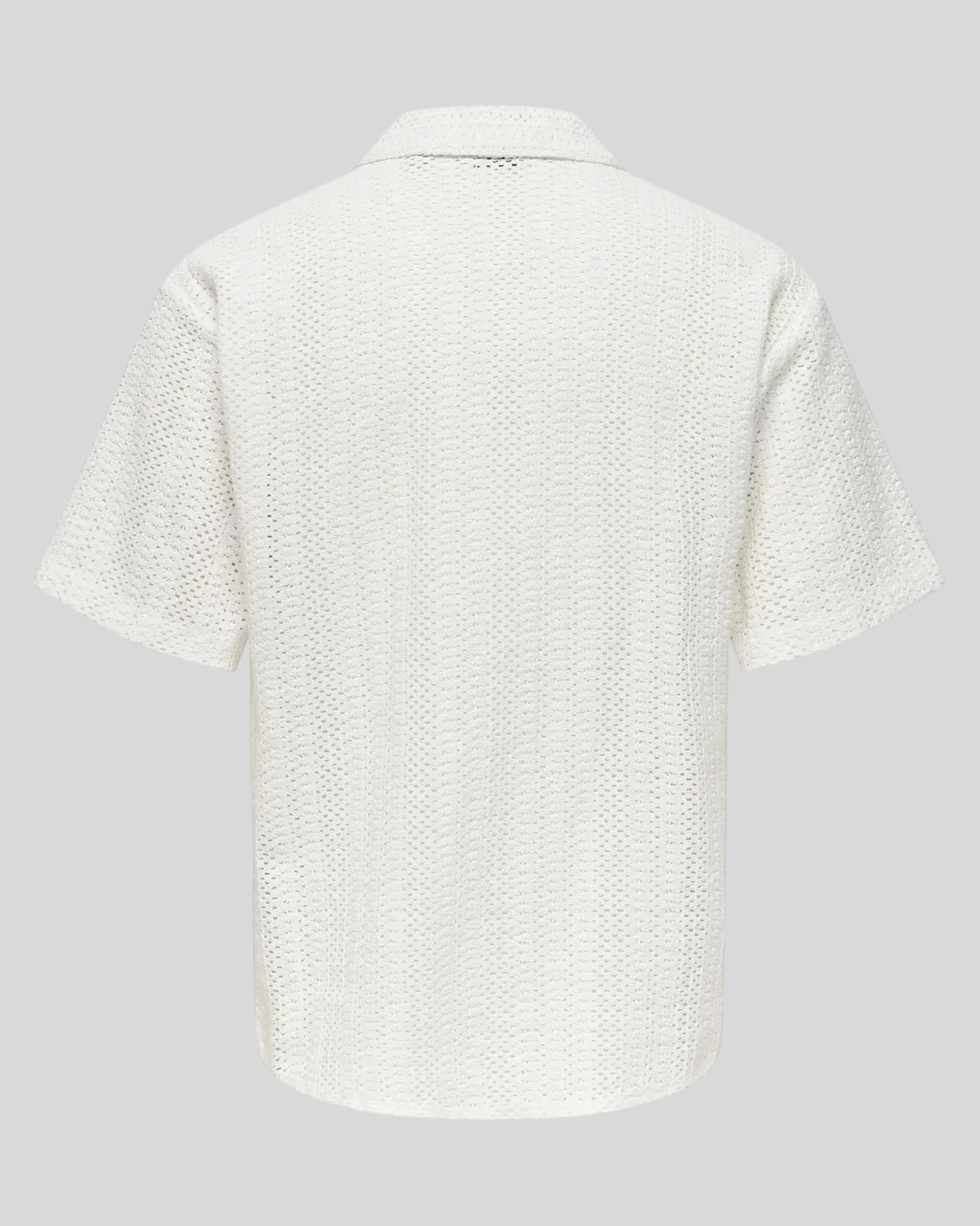 Camicia Maniche Corte Onsdani Crochet Gardenia 22030511 Only & Sons