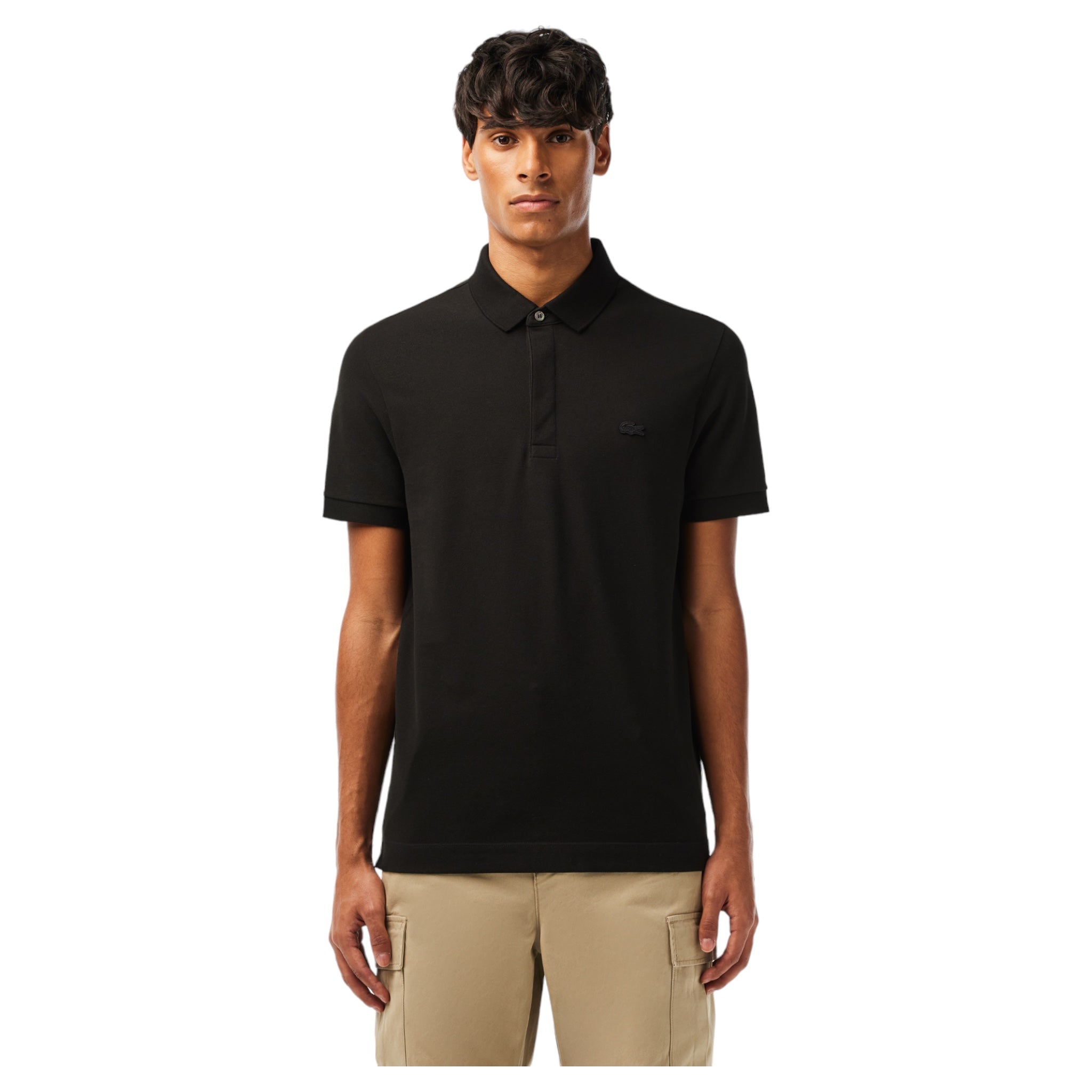 Polo In Piquè Elasticizzato Regular Fit Smart Paris Nera PH552200031 Lacoste