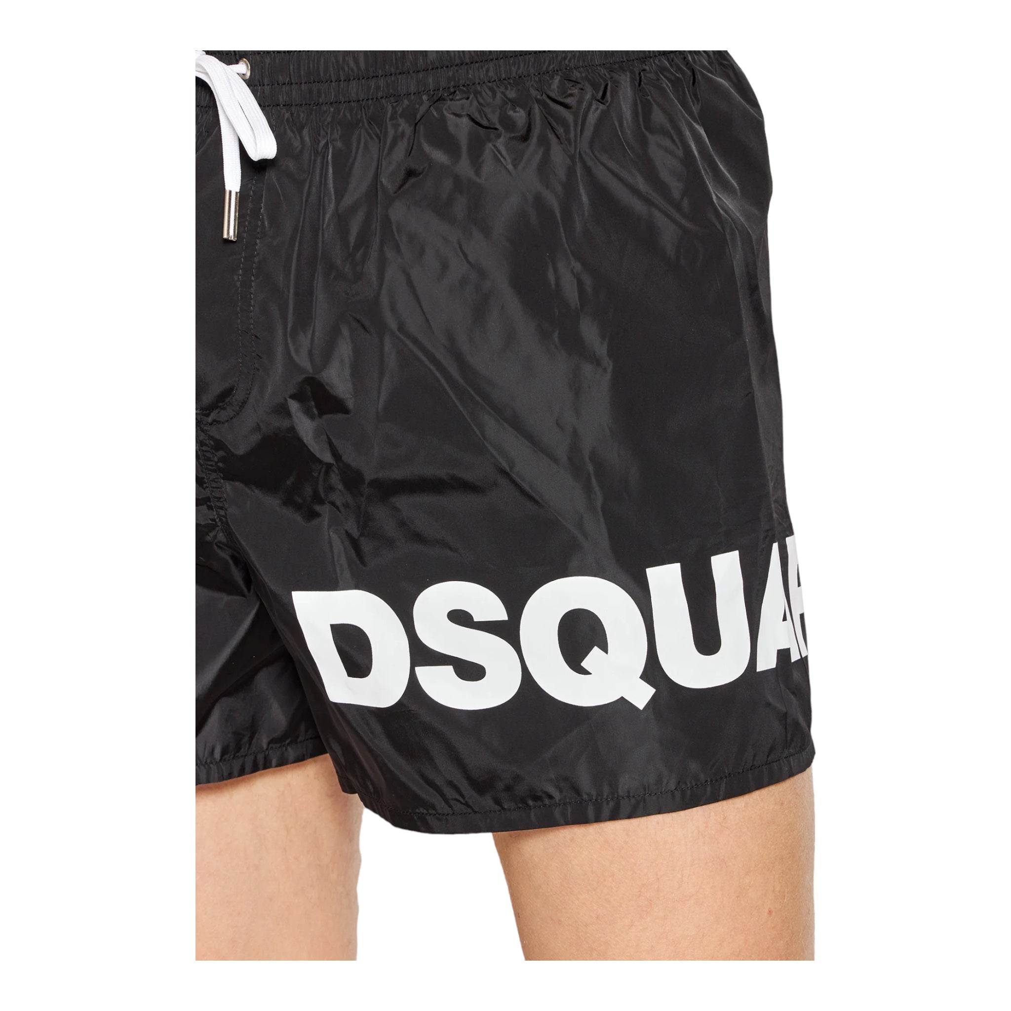 Black Midi Boxer Swimsuit D78P4060-01046 Dsquared2