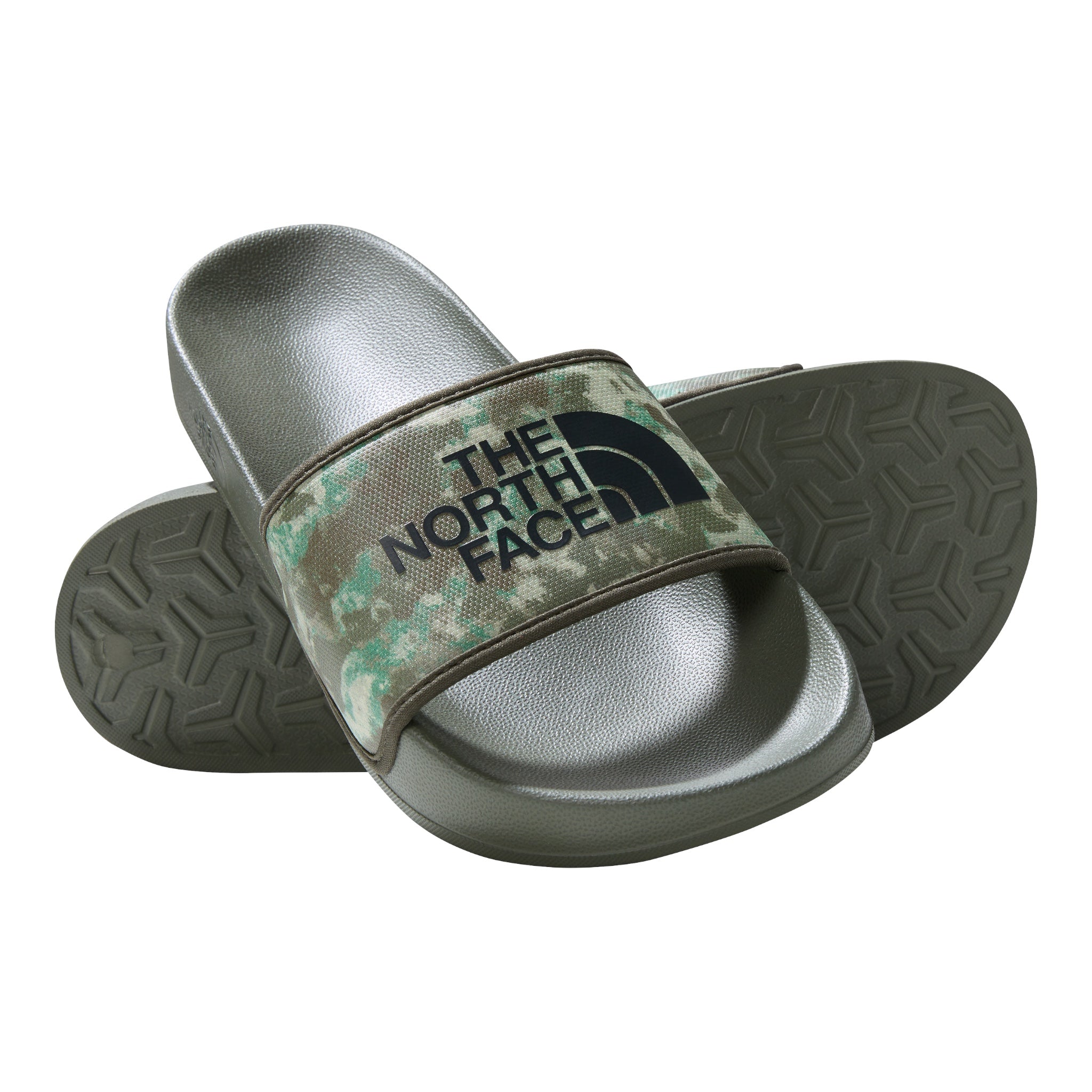 Ciabatte Uomo  Base Camp Slide III Verde NF0A4T2RIYL-100 The North Face