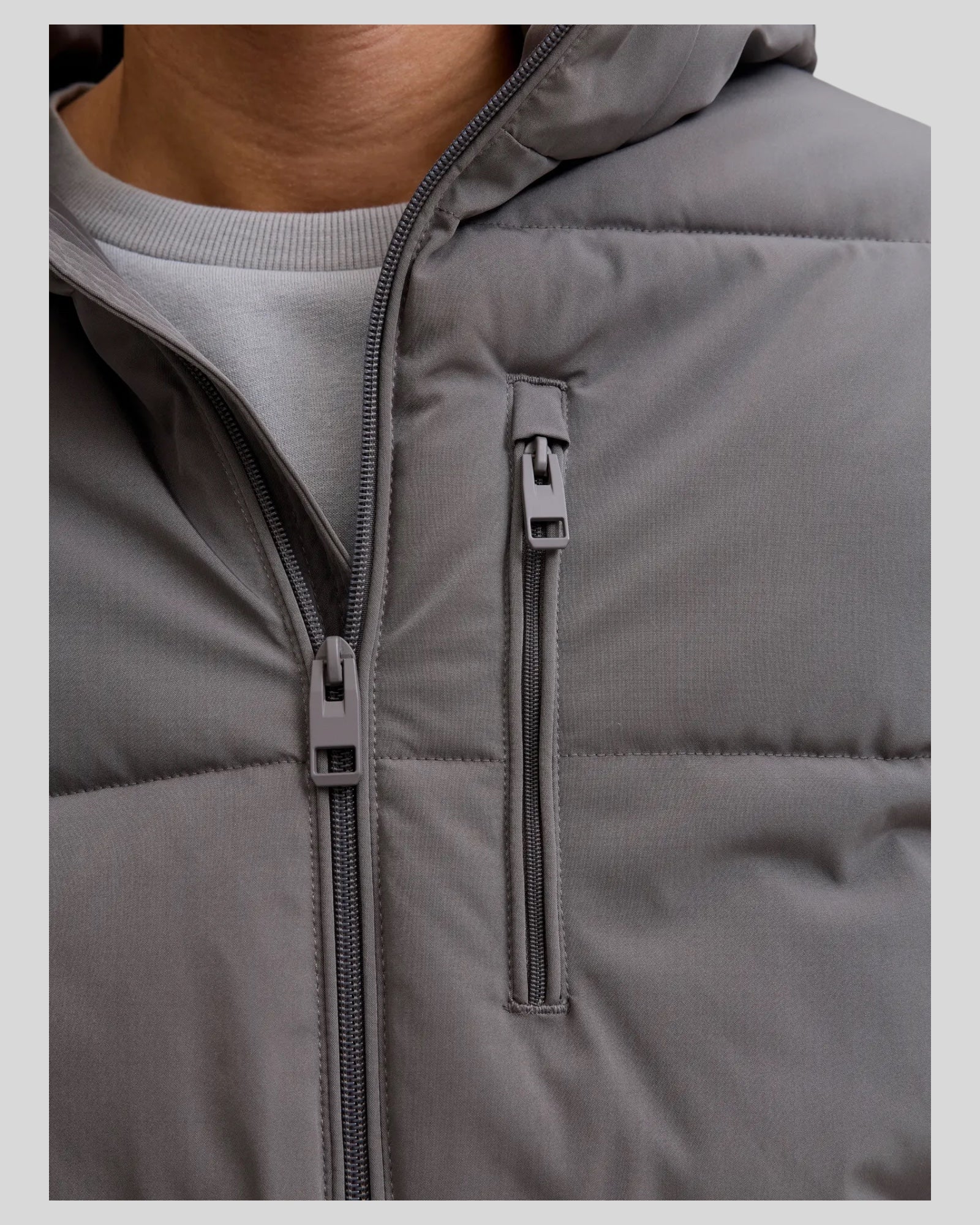 Giubbotto Con Cappuccio Jjeowen Puffer Jacket Castlerock 12278792 Jack & Jones