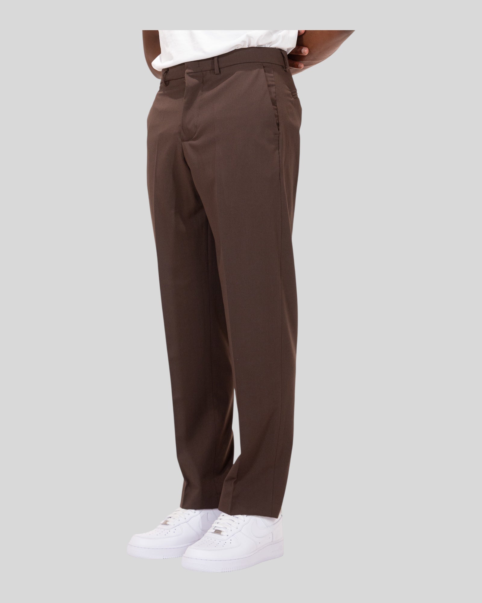 Pantalone Straight Fit Sart Marrone Soldier