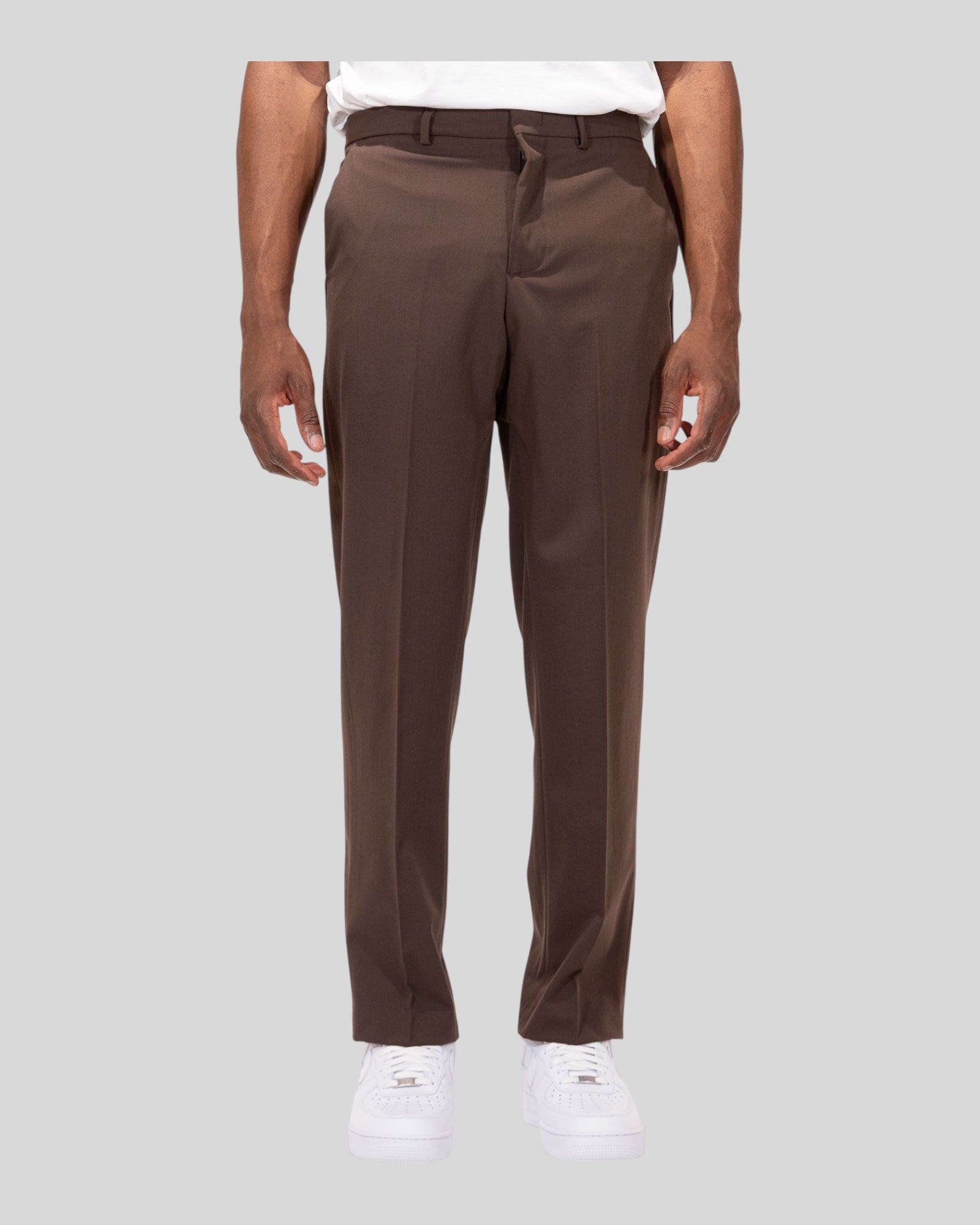 Pantalone Straight Fit Sart Marrone Soldier