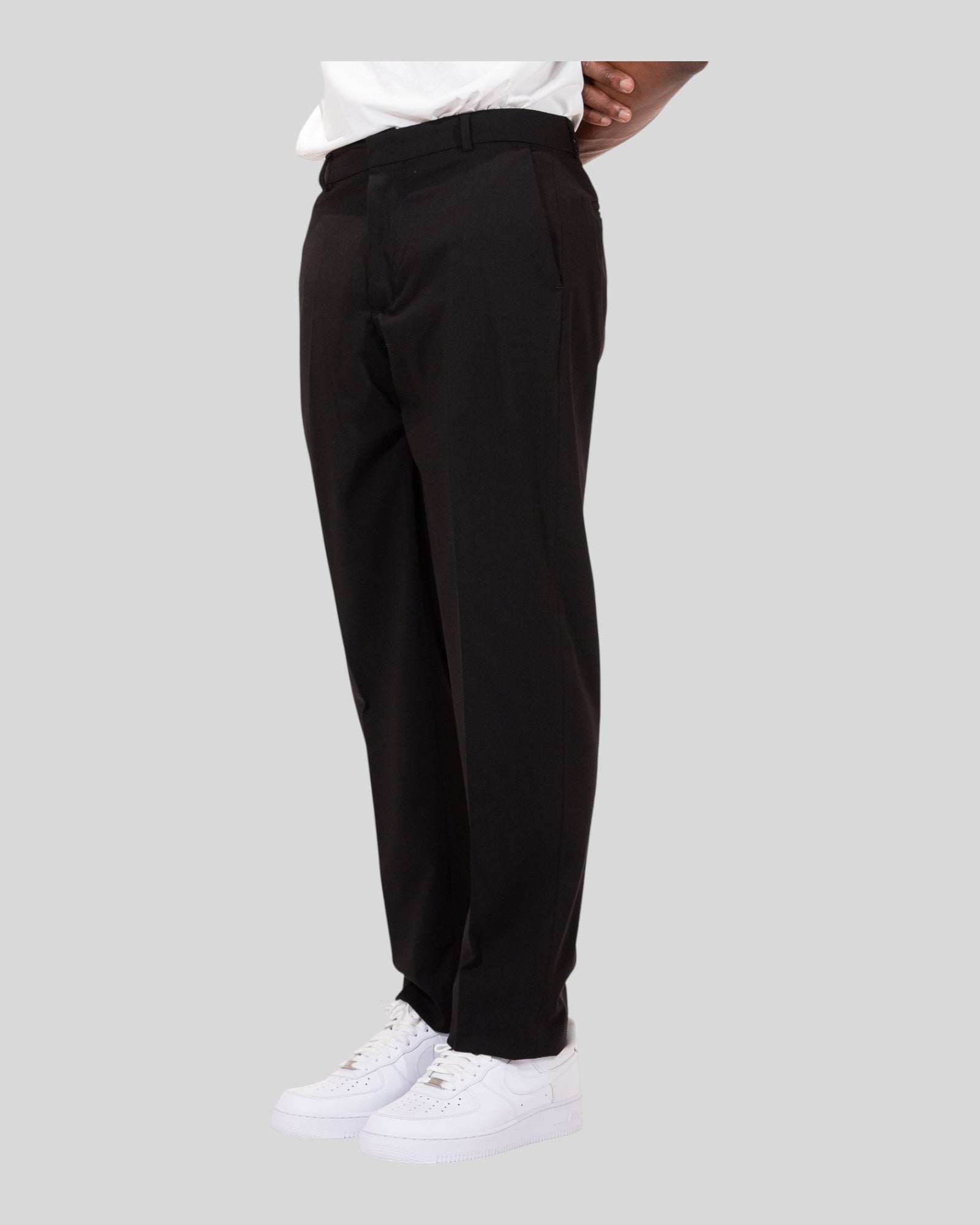 Pantalone Straight Fit Sart Nero Soldier