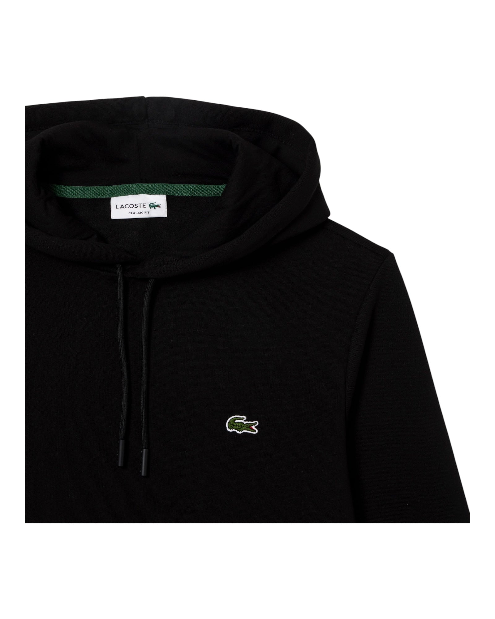 Lacoste Classic Fit Black Hoodie SH9623-00-031