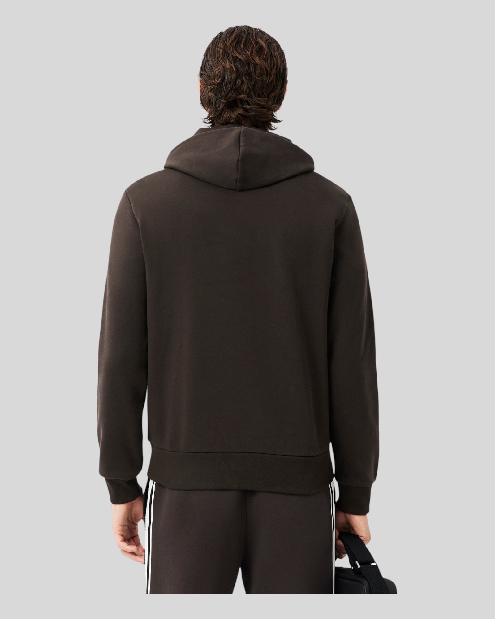 Felpa Con Cappuccio Classic Fit Marrone SH9623-00-SKB Lacoste