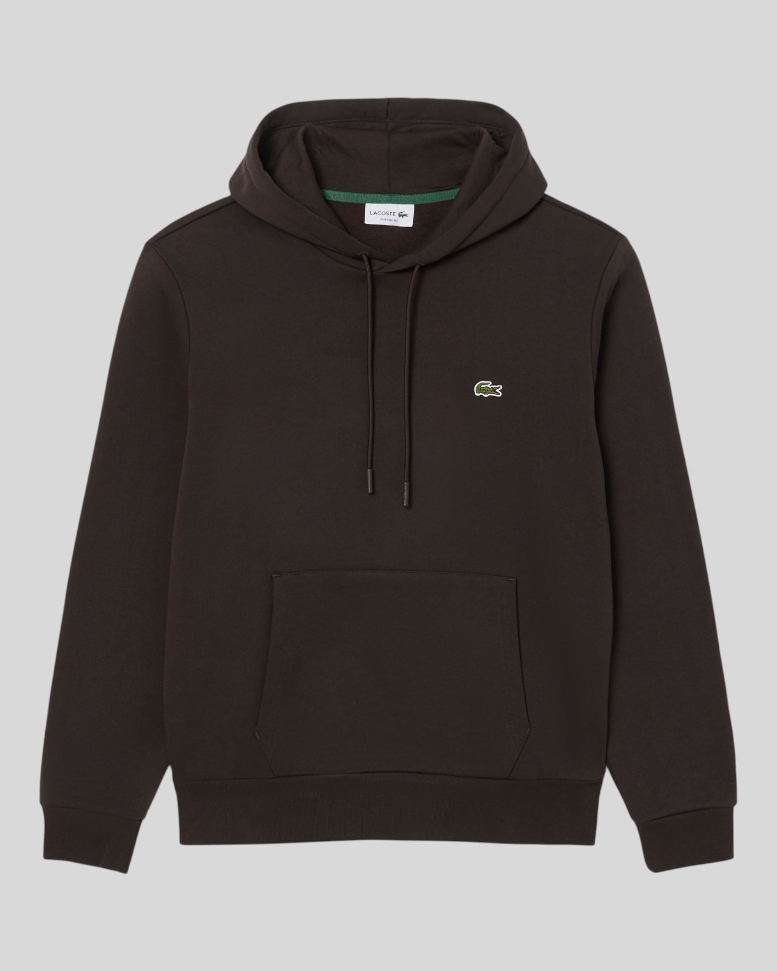 Felpa Con Cappuccio Classic Fit Marrone SH9623-00-SKB Lacoste