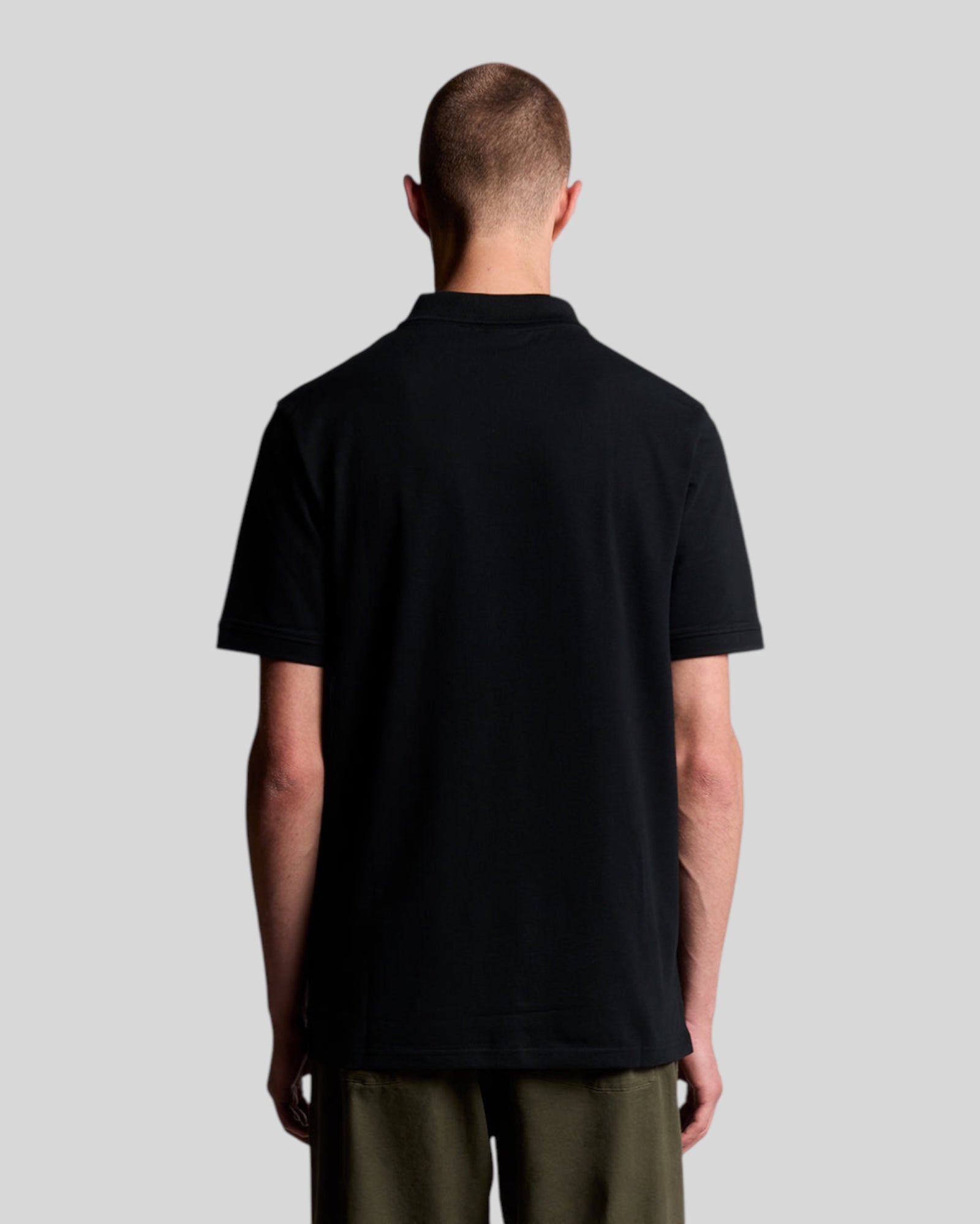 Polo Plain Nero SP400VOG Z865  Lyle & Scott