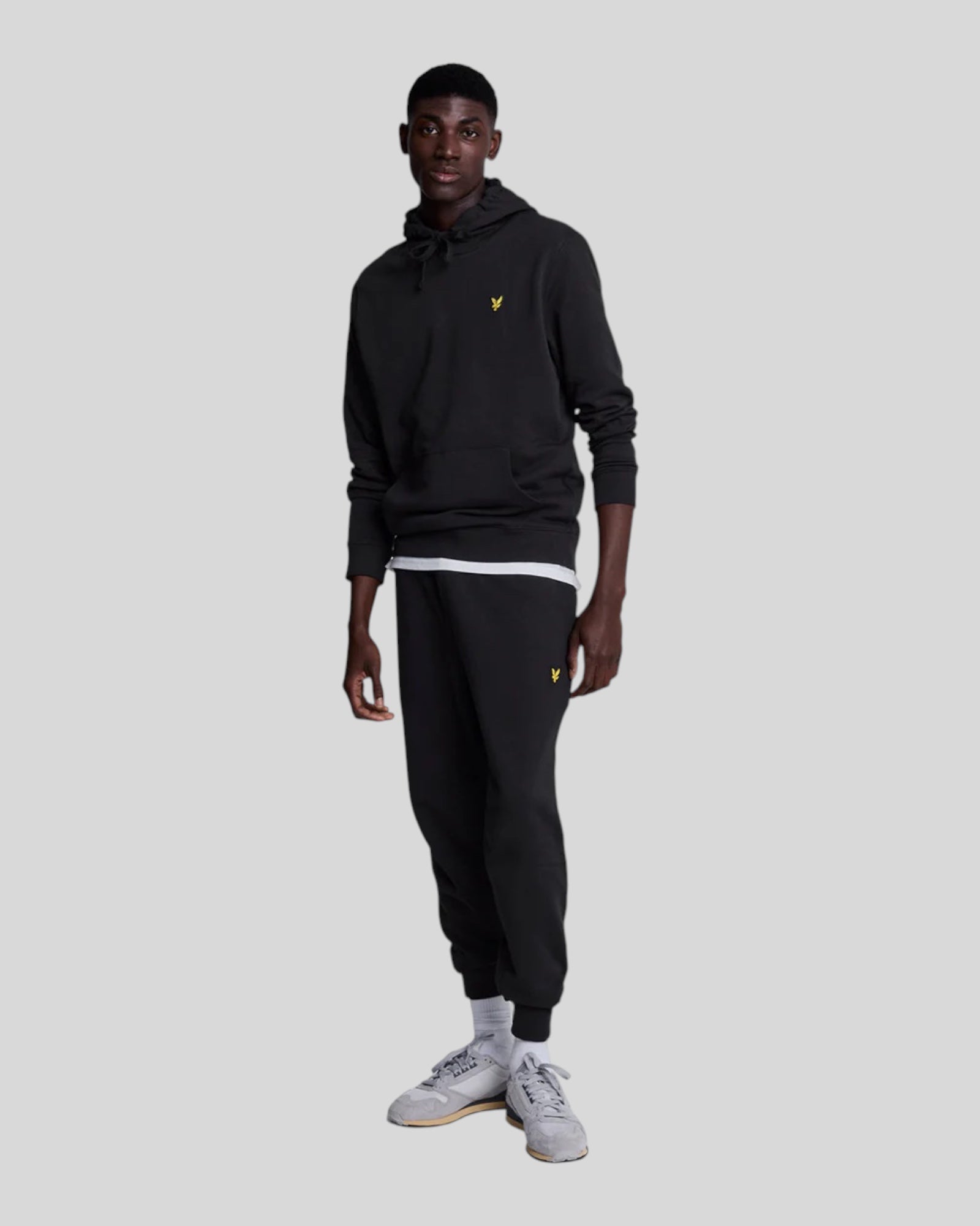 Pantalone Tuta Brushed Sweat Back Nero ML1134V Z865 Lyle & Scott
