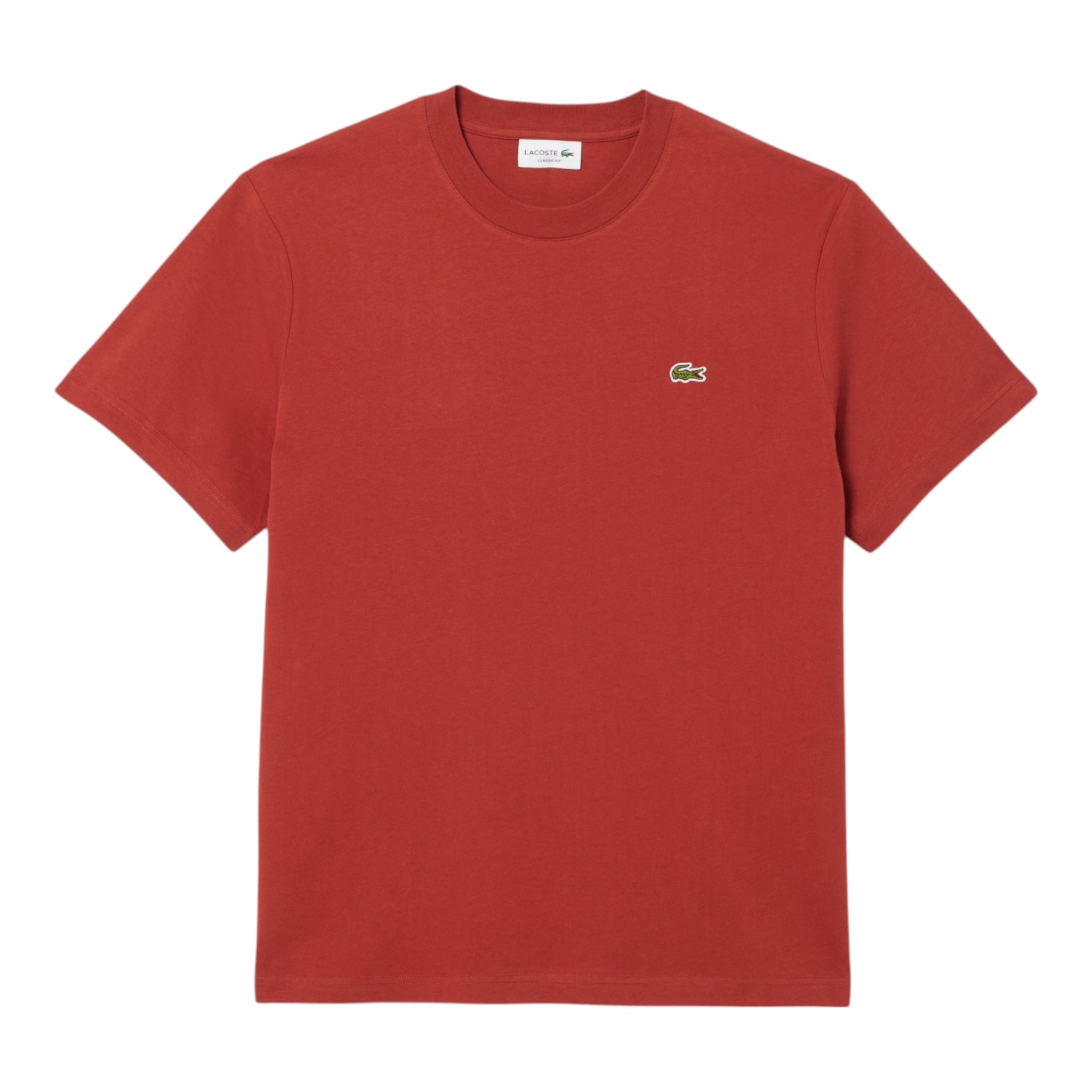 T-Shirt Classic Fit In Jersey Marron TH731800AFS Lacoste