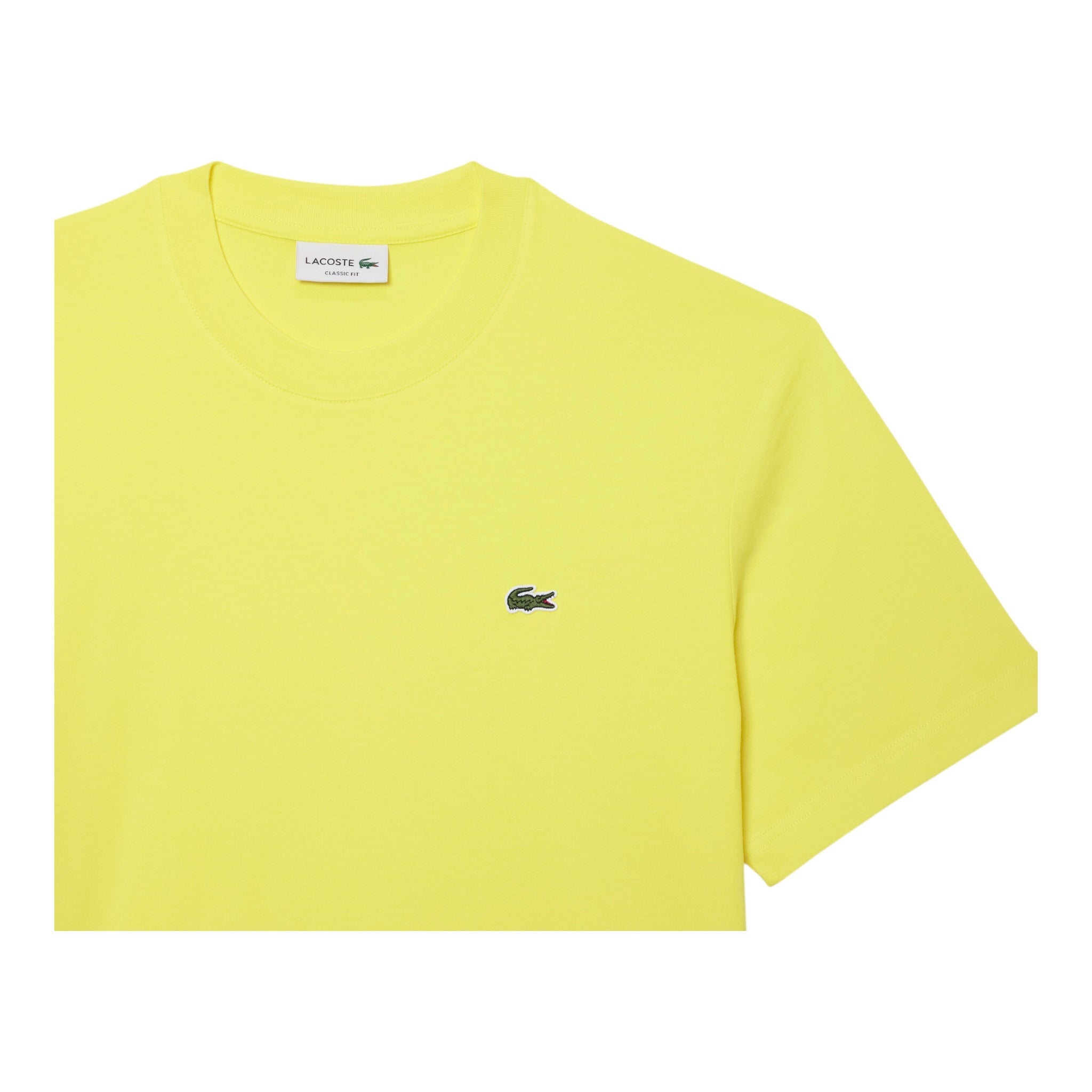 T-Shirt Classic Fit In Jersey Giallo TH731800Z6S Lacoste
