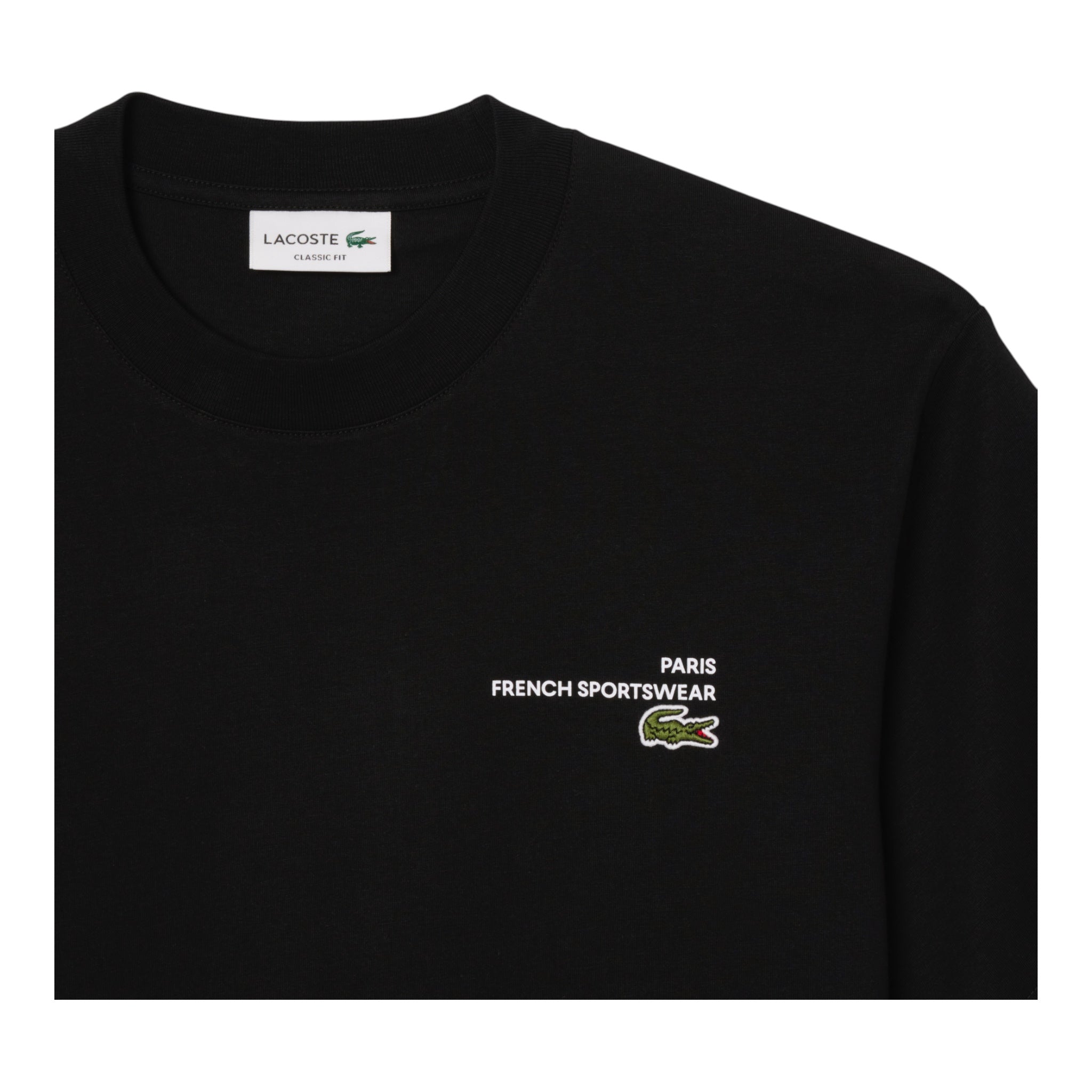 T-Shirt Con Stampa In Jersey Nero TH9880 00 031 Lacoste
