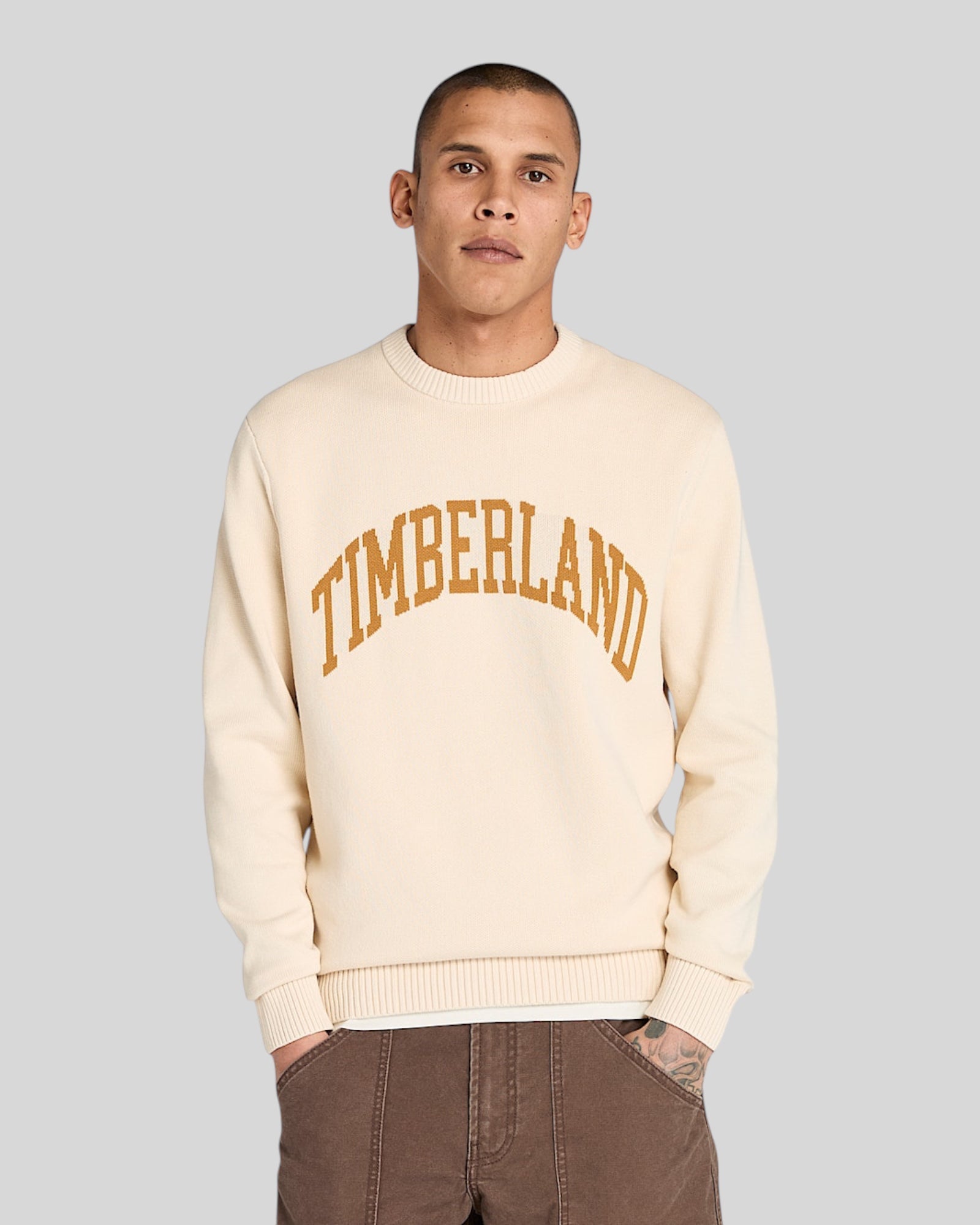 Maglione Girocollo Con Grafica Beige TB0A5M9XEFL Timberland