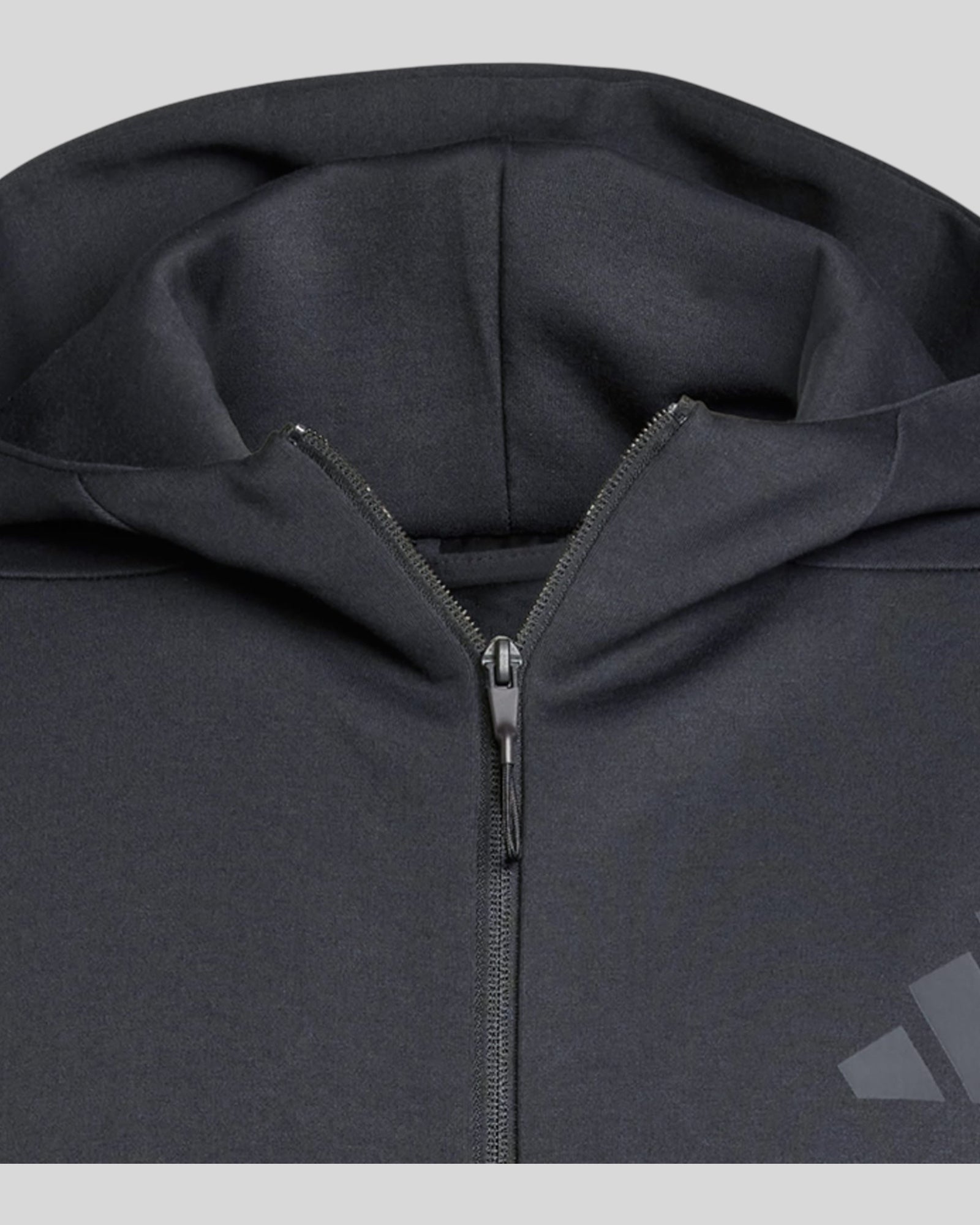 Felpa Con Cappuccio e Zip Track Jacket ZNE Nera JE7538 Adidas