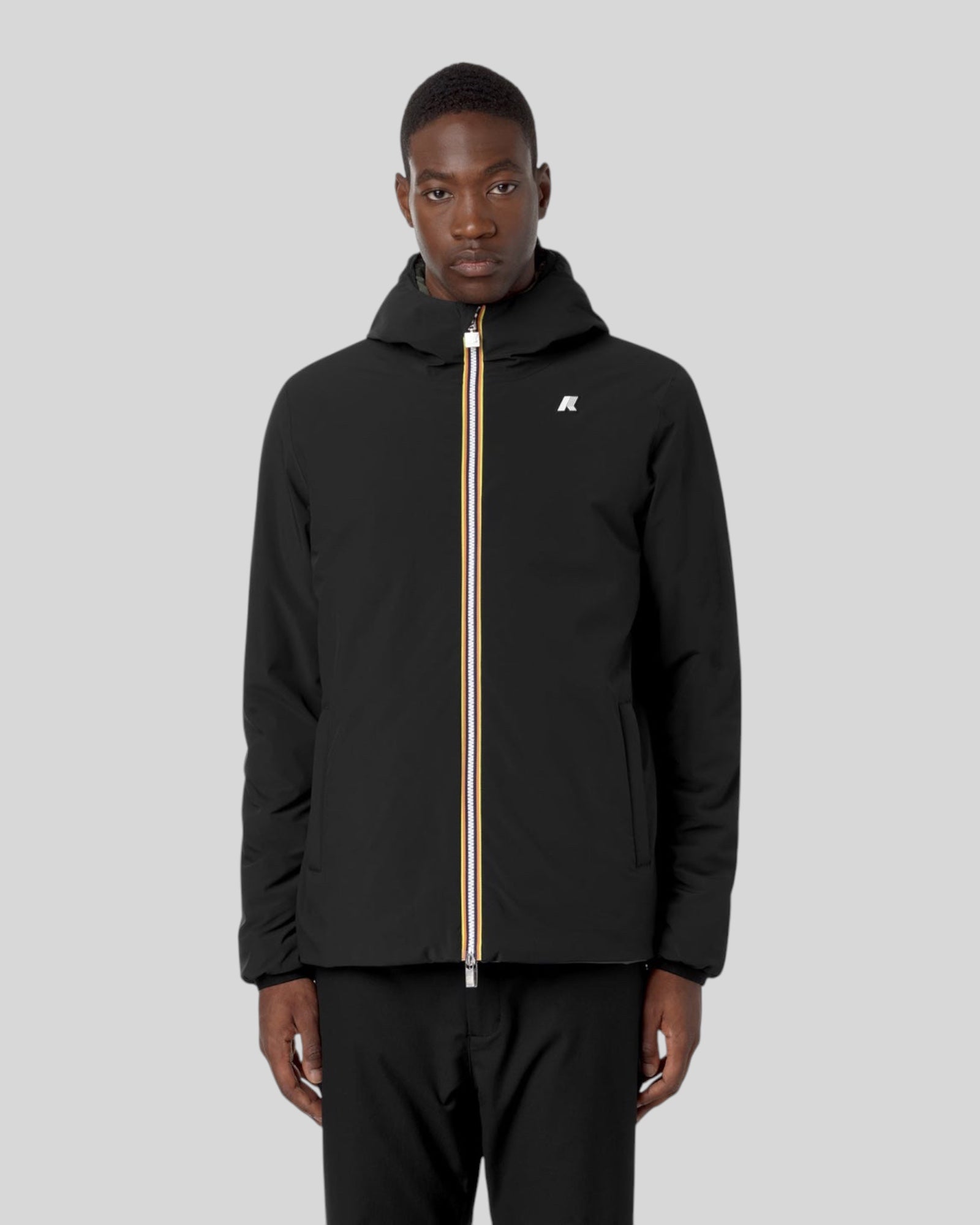 Giubbotto Reversibile Jack St Warm Double Black Pure-Green Blackish K6128VW AH3 K-WAY