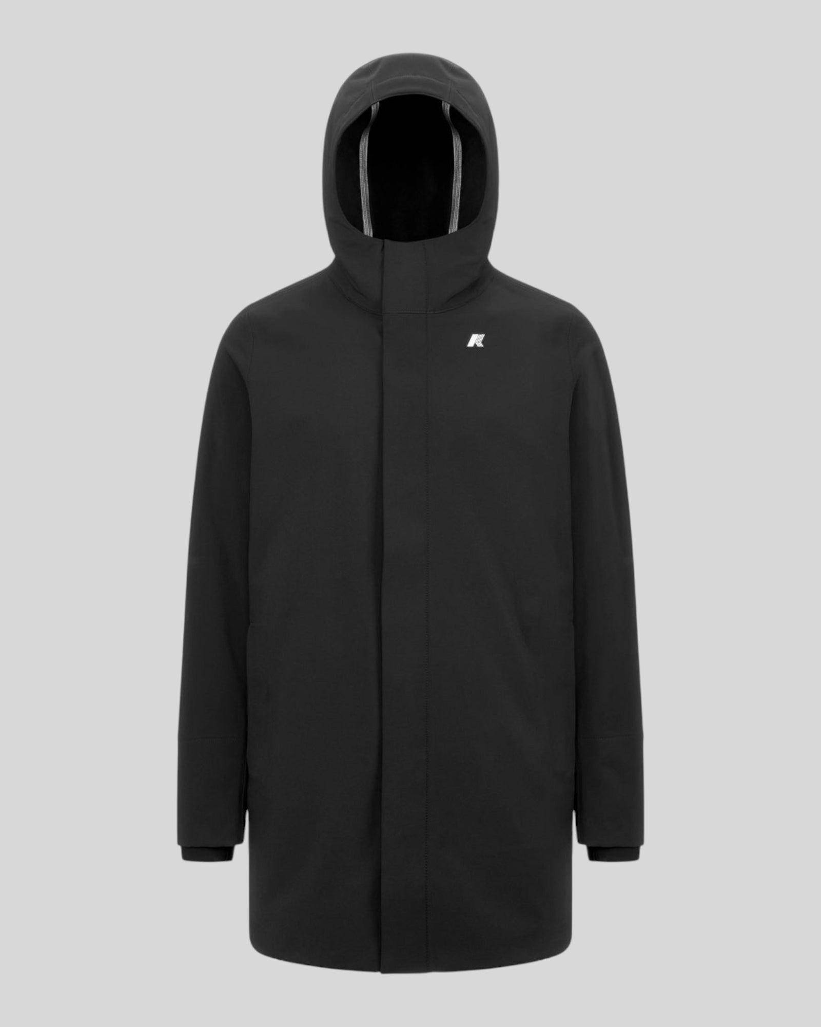 Giaccone Marlyn Bonded Medio Black-Blue Depht K7126UW A3C K-WAY