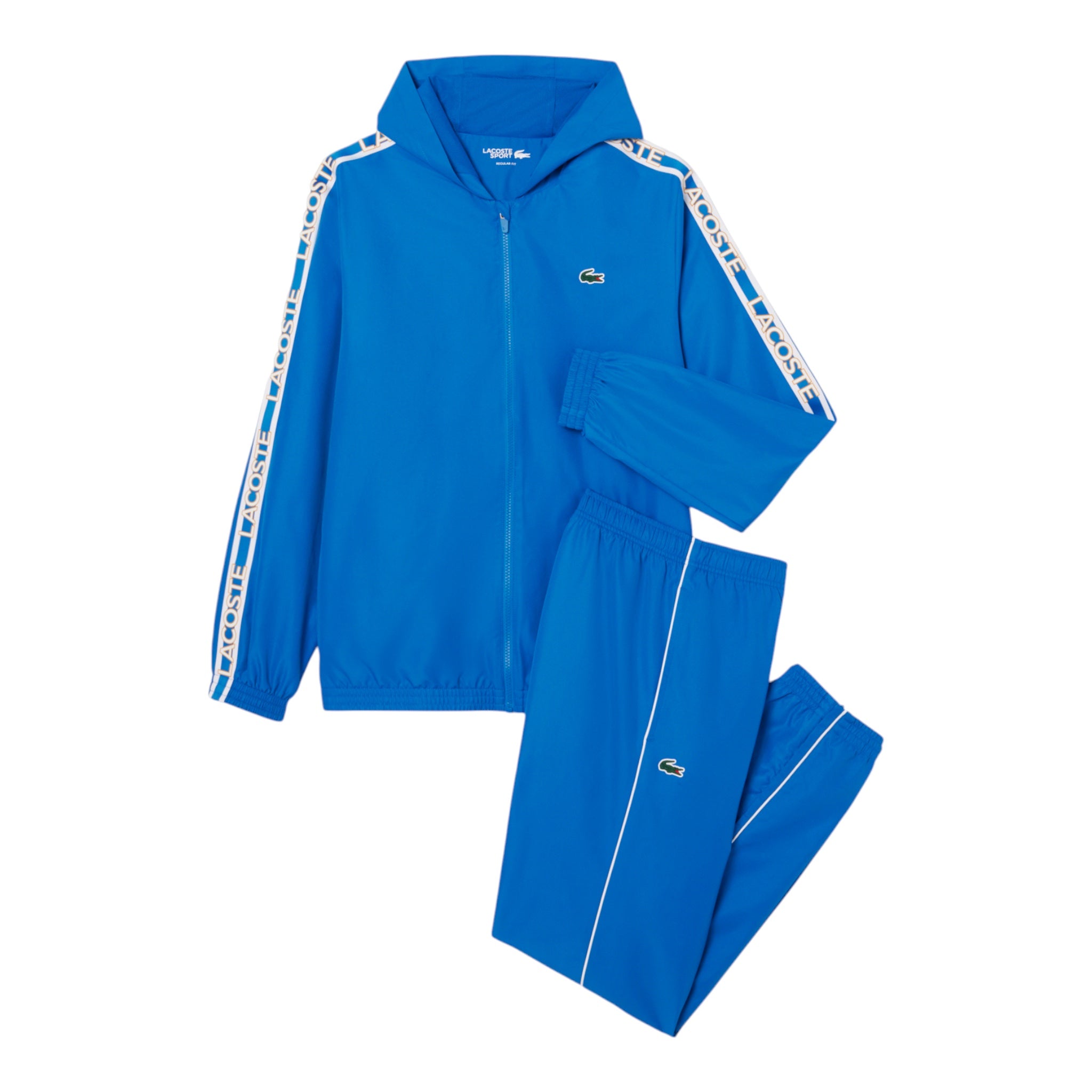 Tuta Con Logo Blu-Bianco WH8987 00 AYG Lacoste