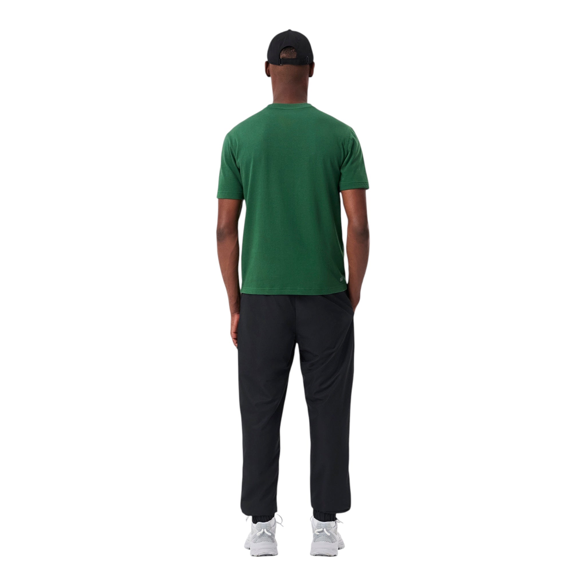 Tuta Monocolore In Taffetà Nera Relaxed Fit Lacoste
