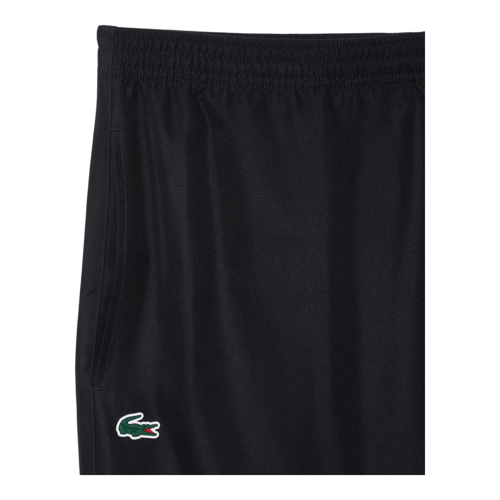 Tuta Monocolore In Taffetà Nera Relaxed Fit Lacoste