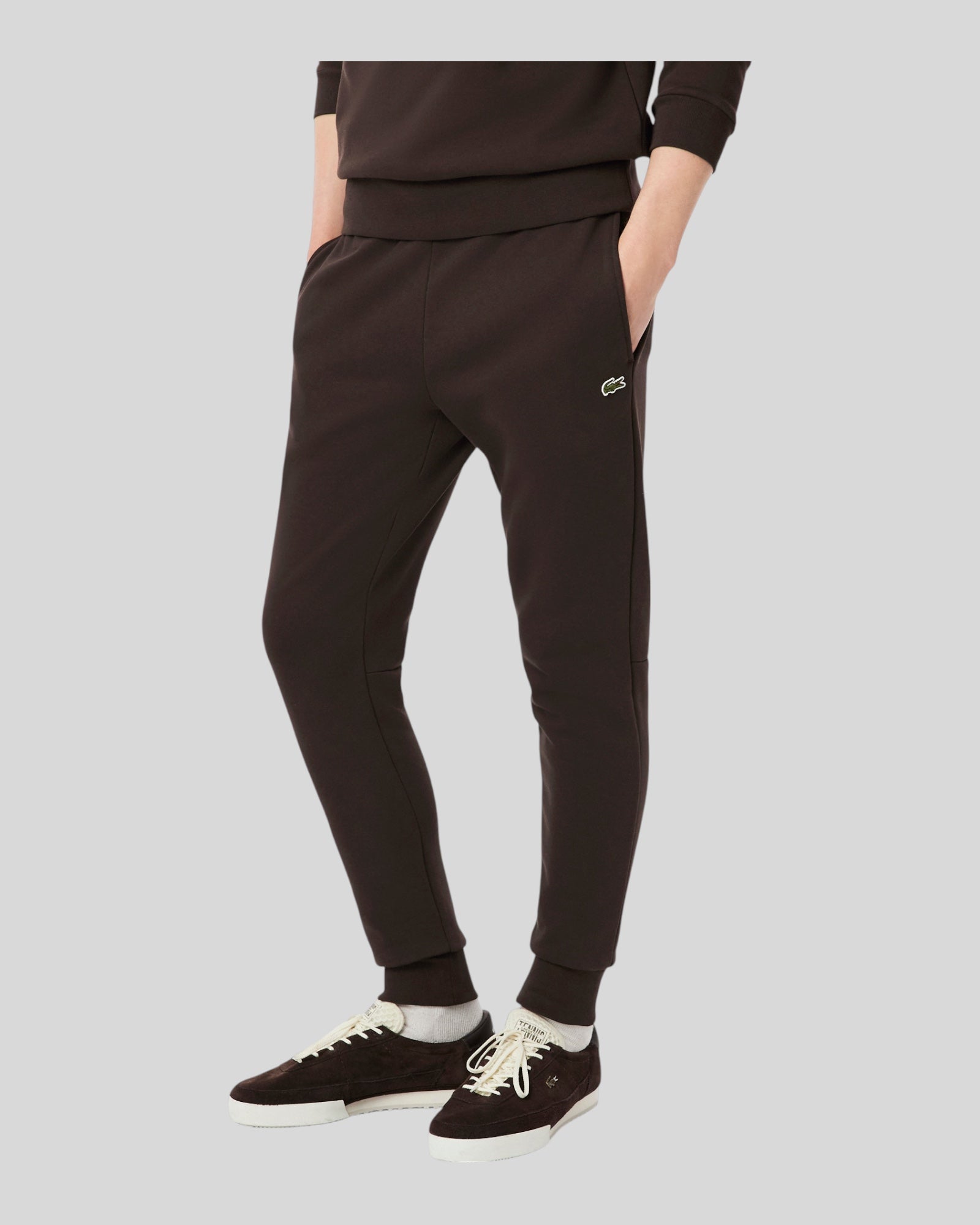 Pantalone Tuta SLim Fit Marrone XH9624-00-SKB Lacoste