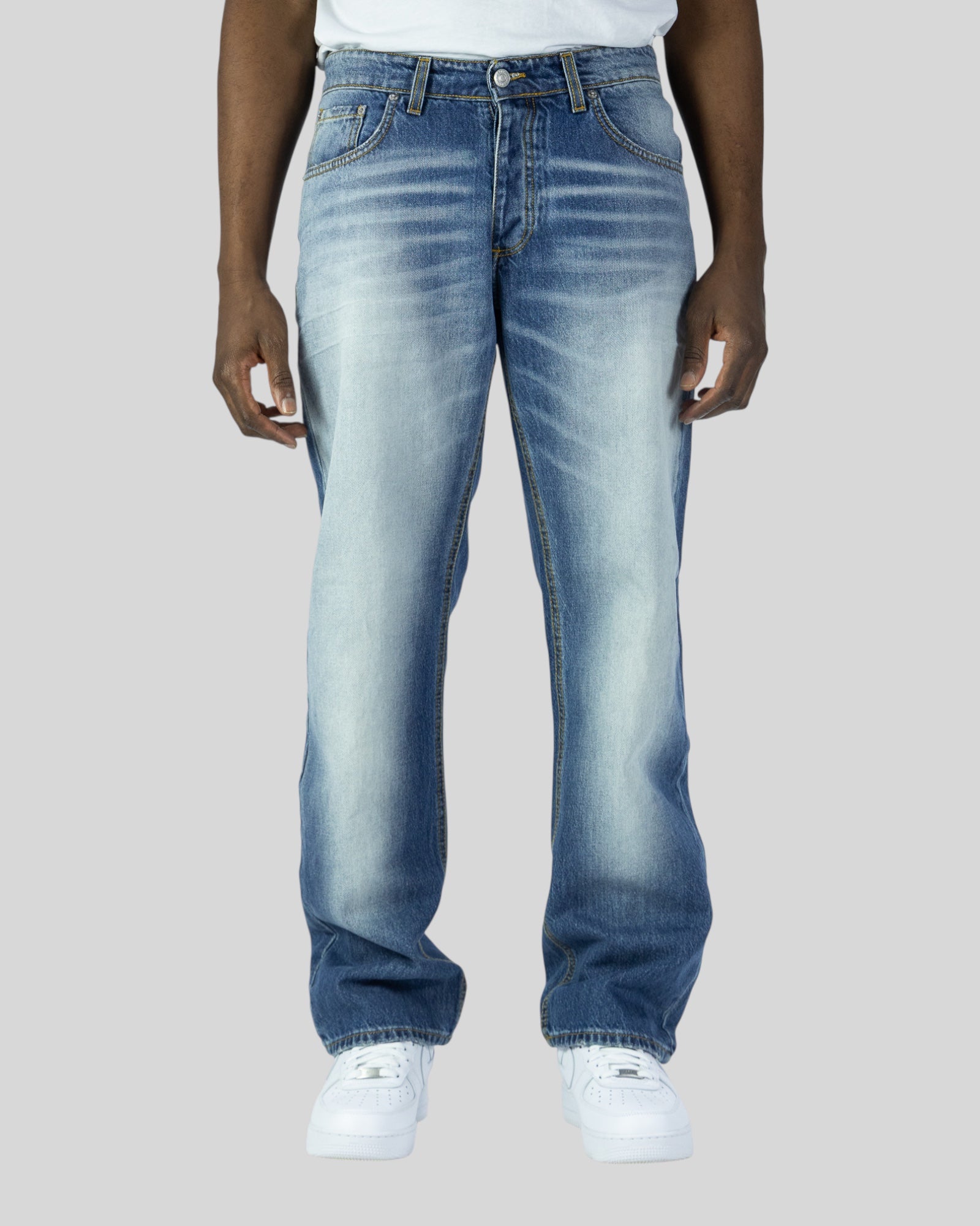 Jeans 5 Tasche Baggy Lav 653B Soldier