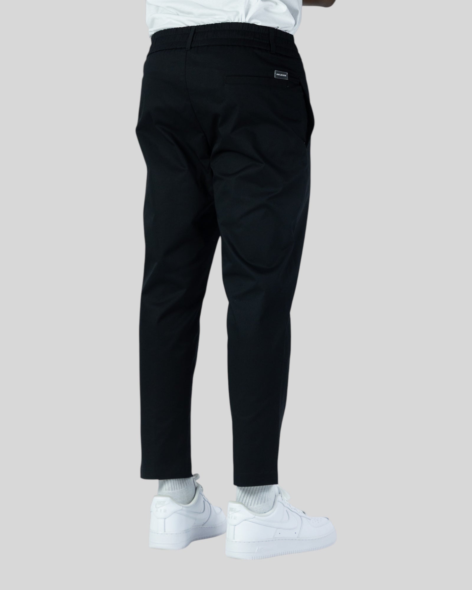Pantaloni Con Elastico New Nain Sol-66 Nero Soldier
