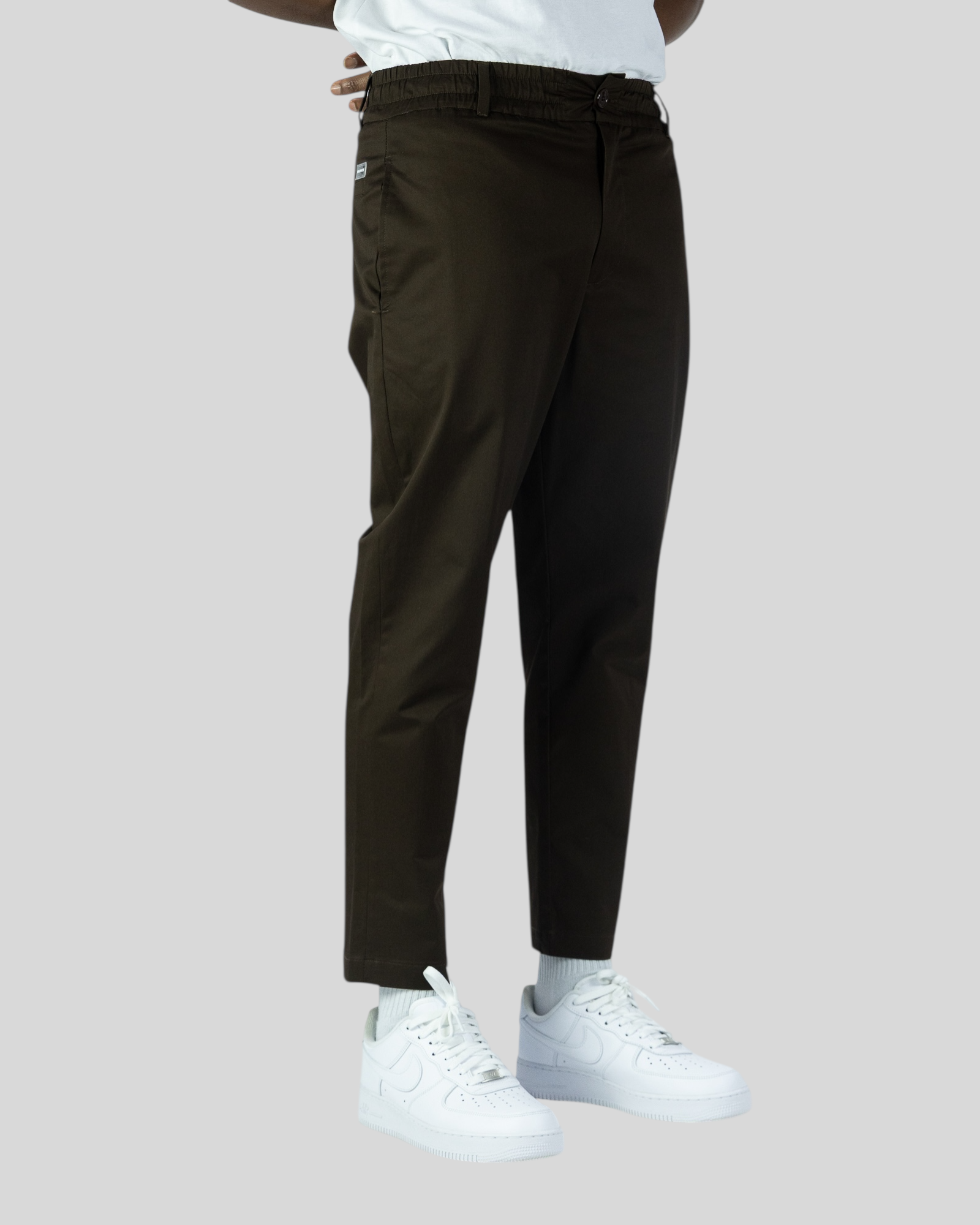 Pantaloni Con Elastico New Nain Sol-66 Marrone Soldier