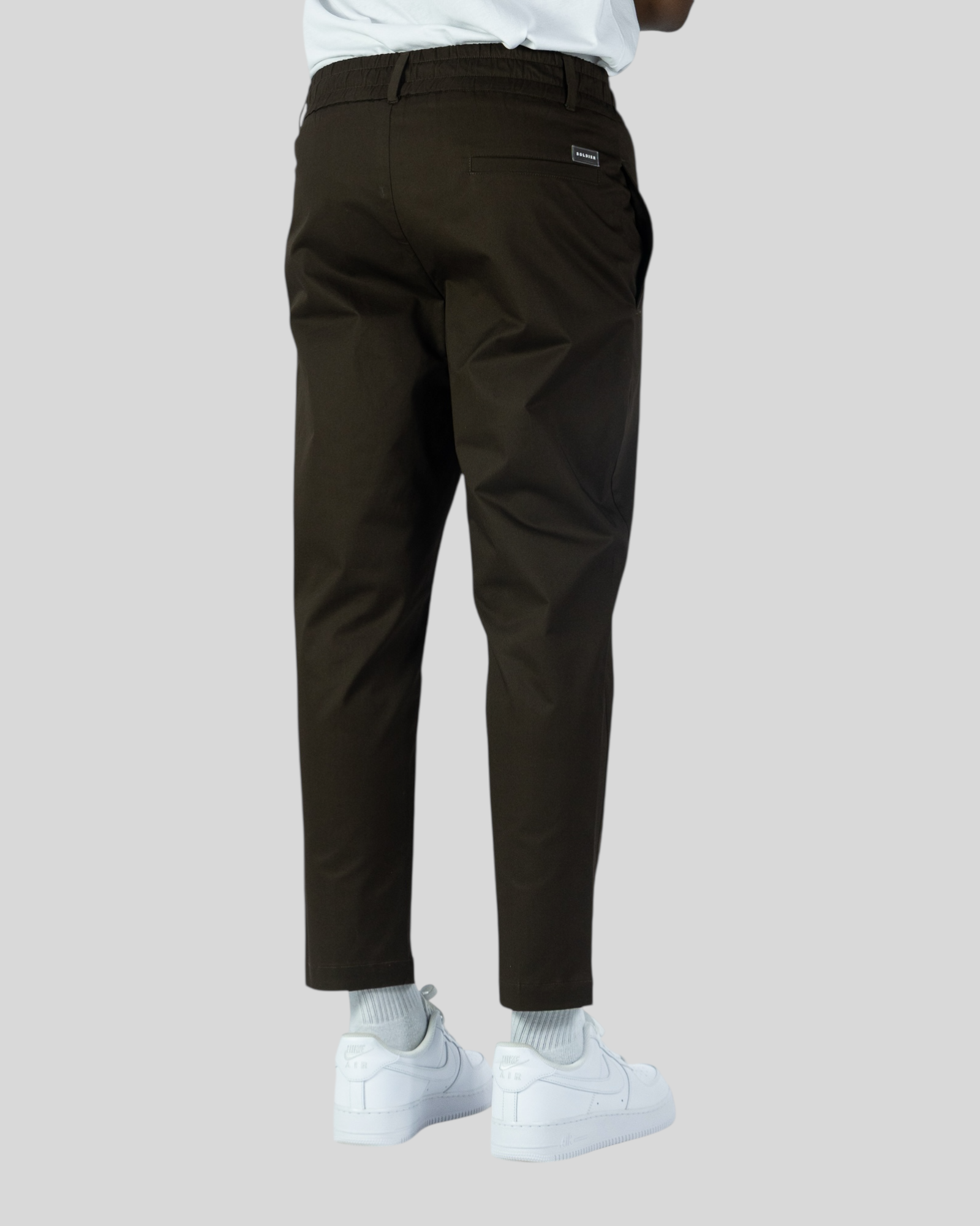 Pantaloni Con Elastico New Nain Sol-66 Marrone Soldier