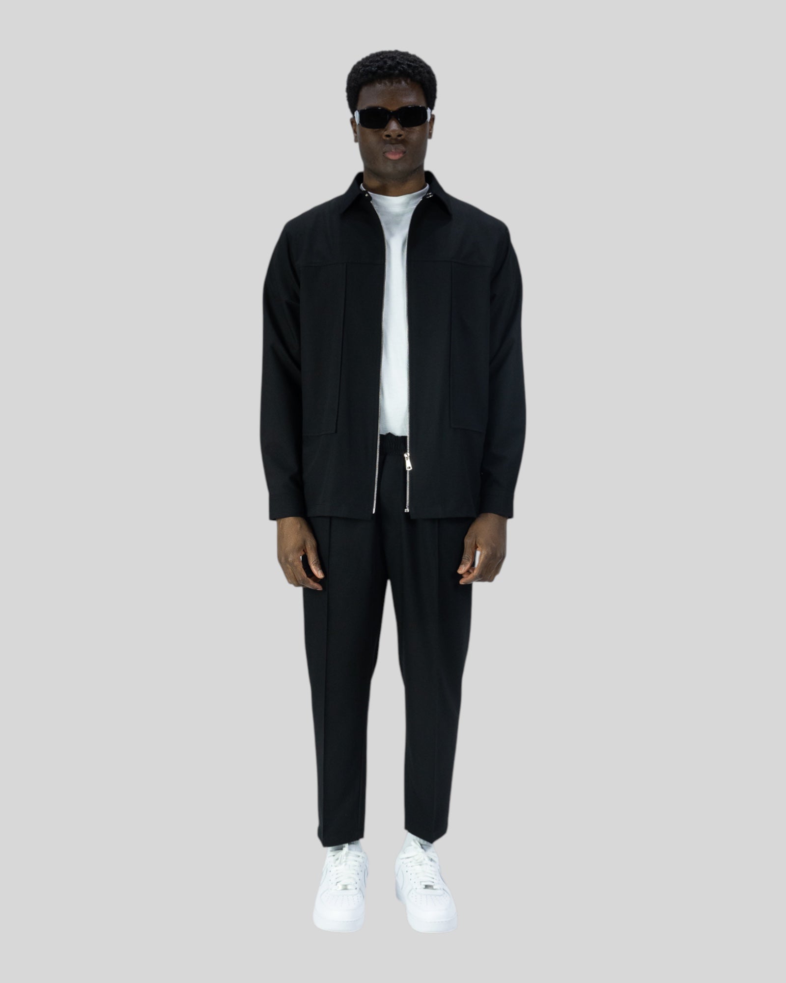 Coordinato New Zip Nero Soldier