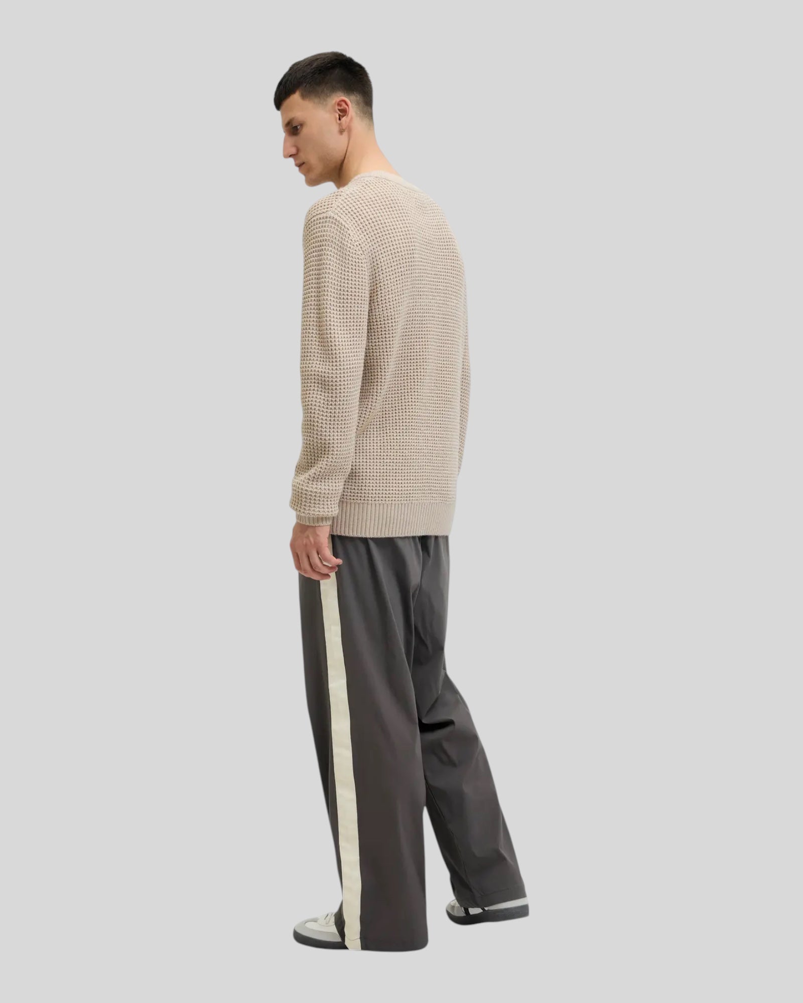 Maglione Girocollo Jjglobal Knit Crew Moonbeam 12287594 Jack & Jones