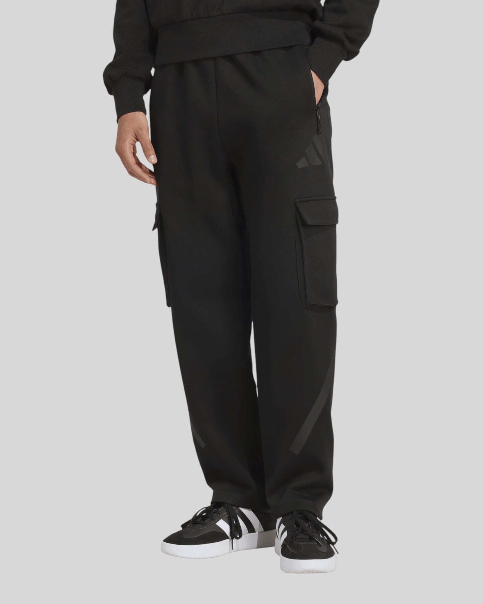 Pantalone Tuta Cargo ZNE Open Loose Fit Nero JM6057 Adidas
